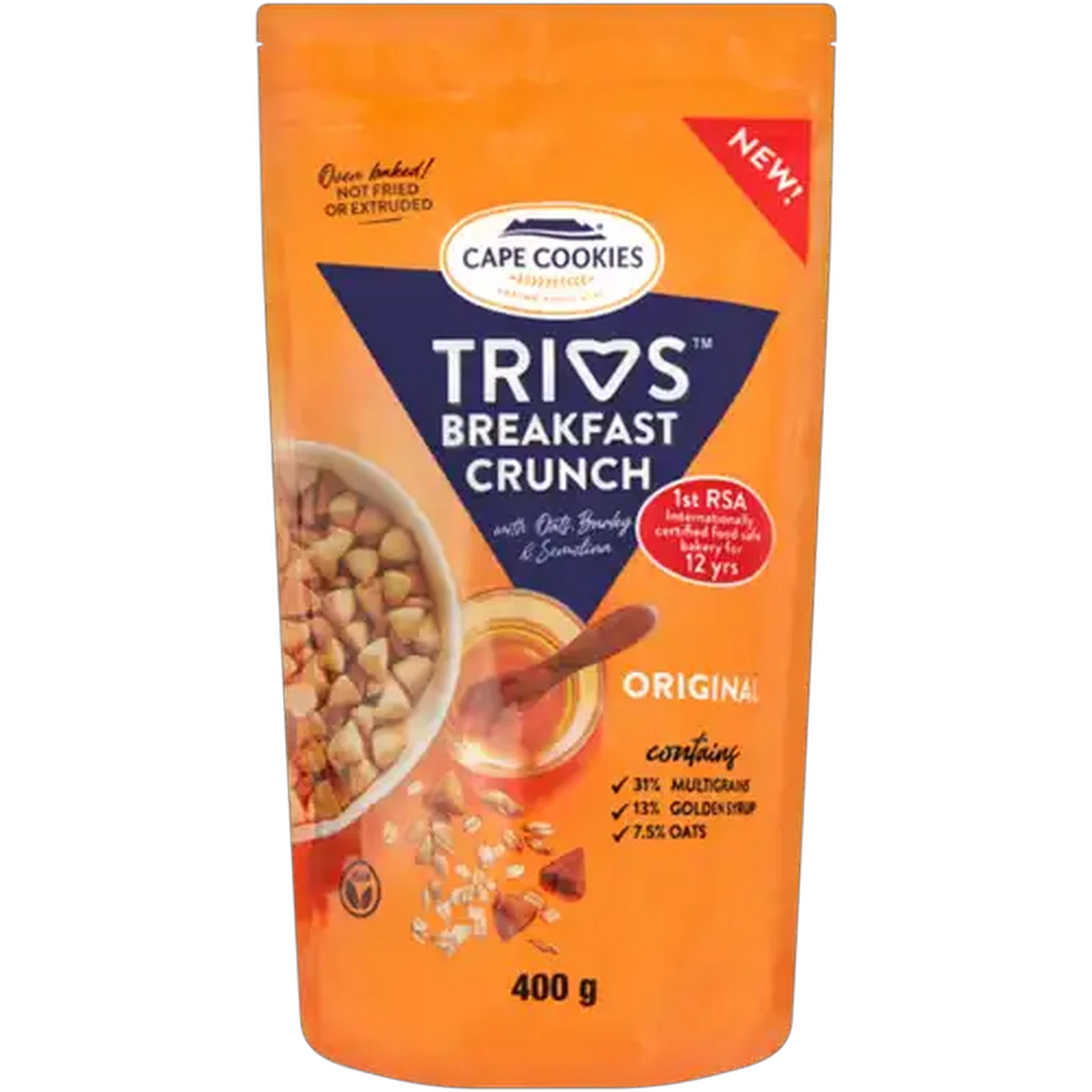 Image of Cape Cookies Trios Original Breakfast Crunch 400g