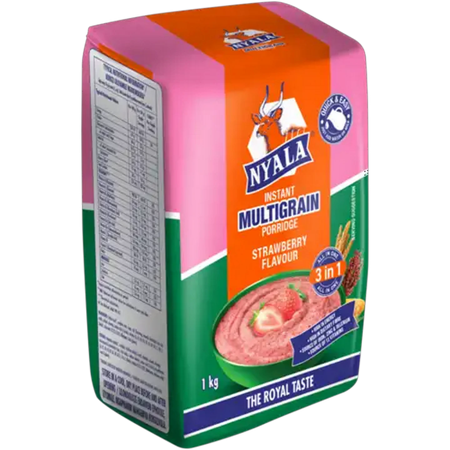 Image of Nyala Strawberry Flavour Instant Multigrain Porridge 1kg
