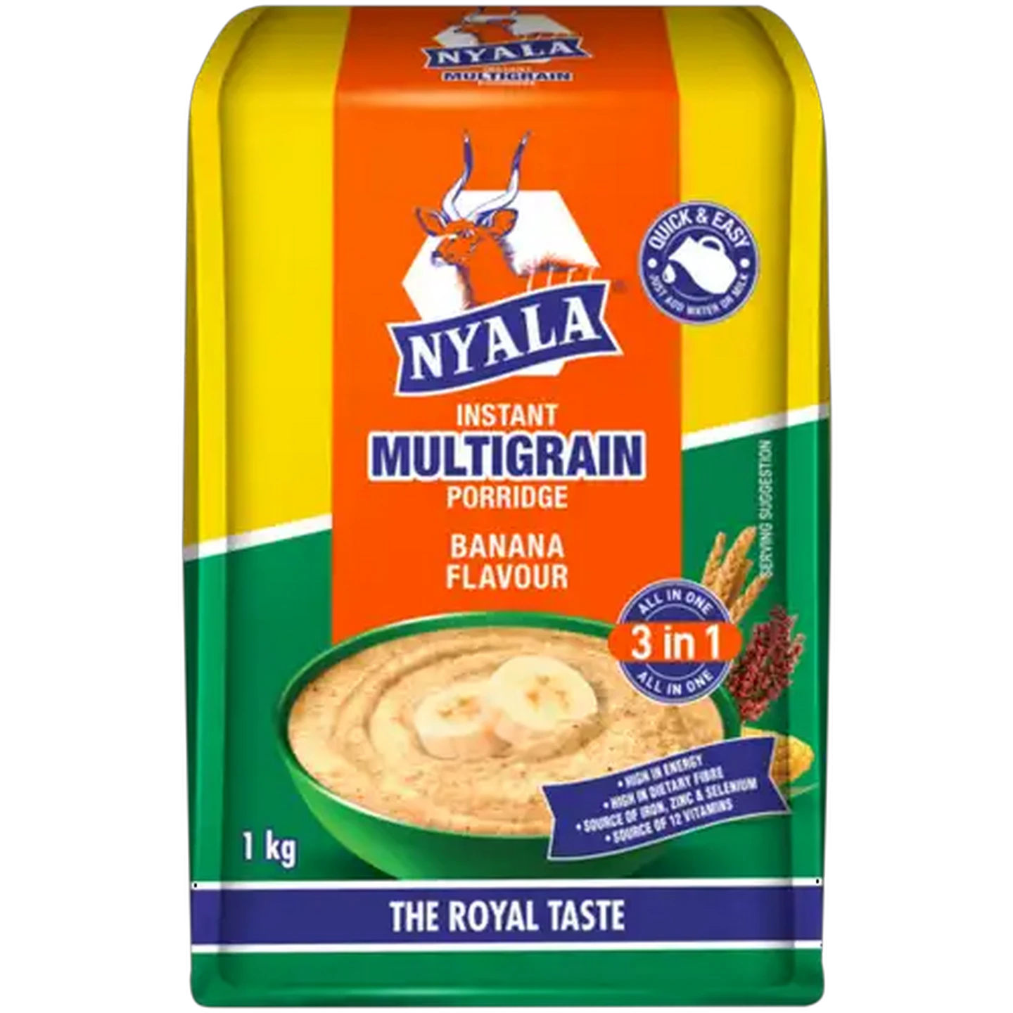 Image of Nyala Banana Flavour Instant Multigrain Porridge 1kg