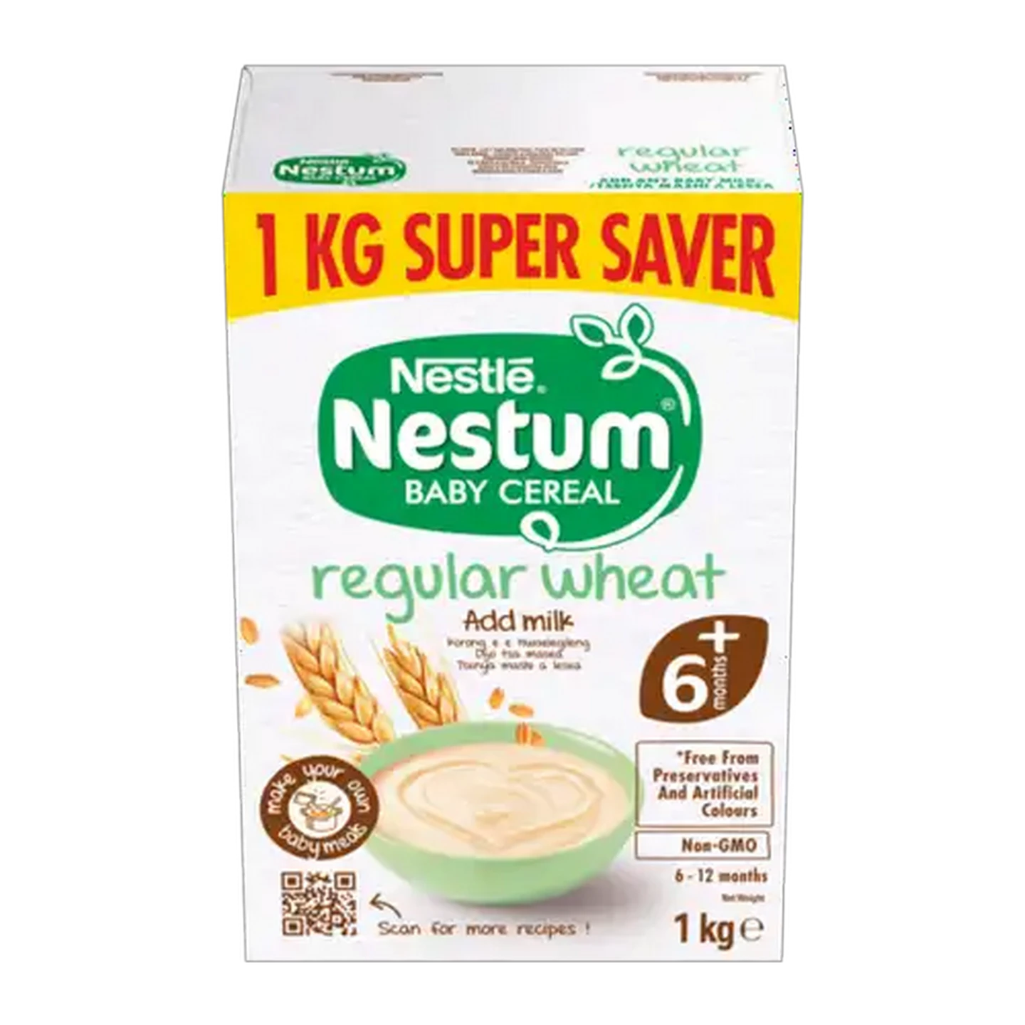 Image of Nestlé Nestum Regular Wheat Baby Cereal 1kg