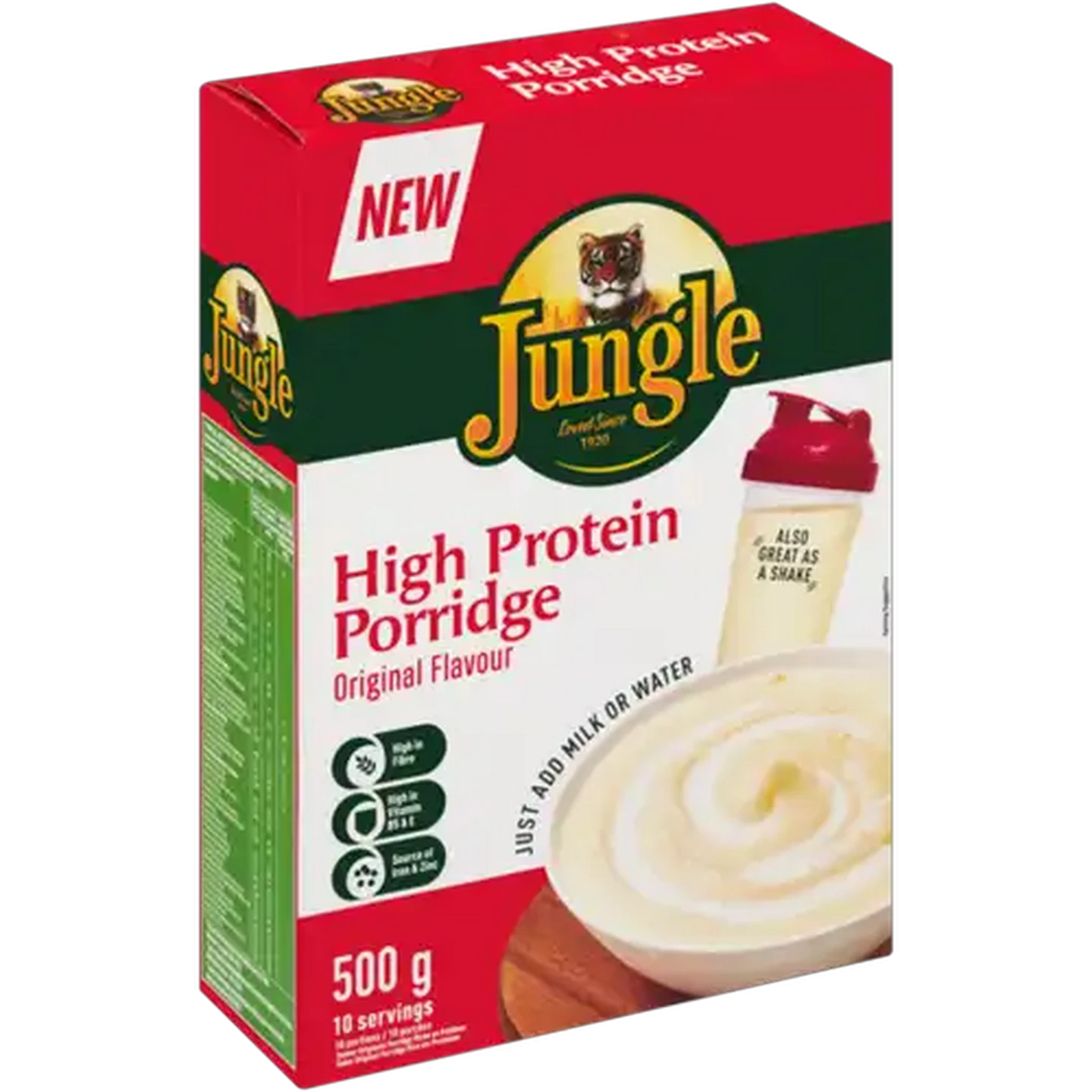 Image of Jungle Original Flavour High Protein Porridge 500g