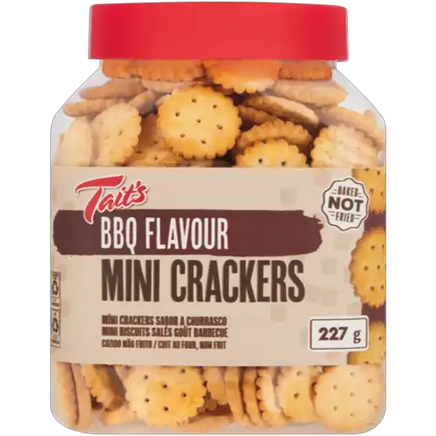 Image of Tait's BBQ Flavoured Mini Crackers 227g
