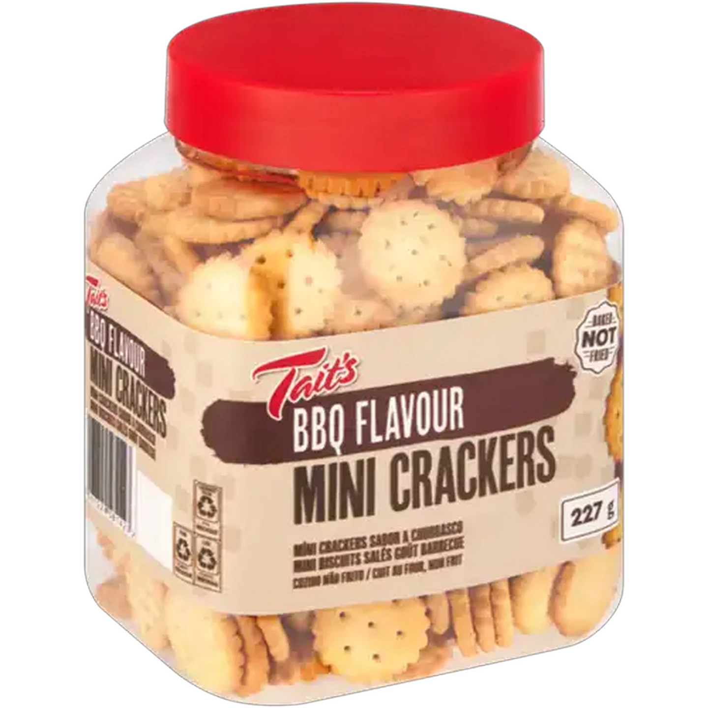 Image of Tait's BBQ Flavoured Mini Crackers 227g