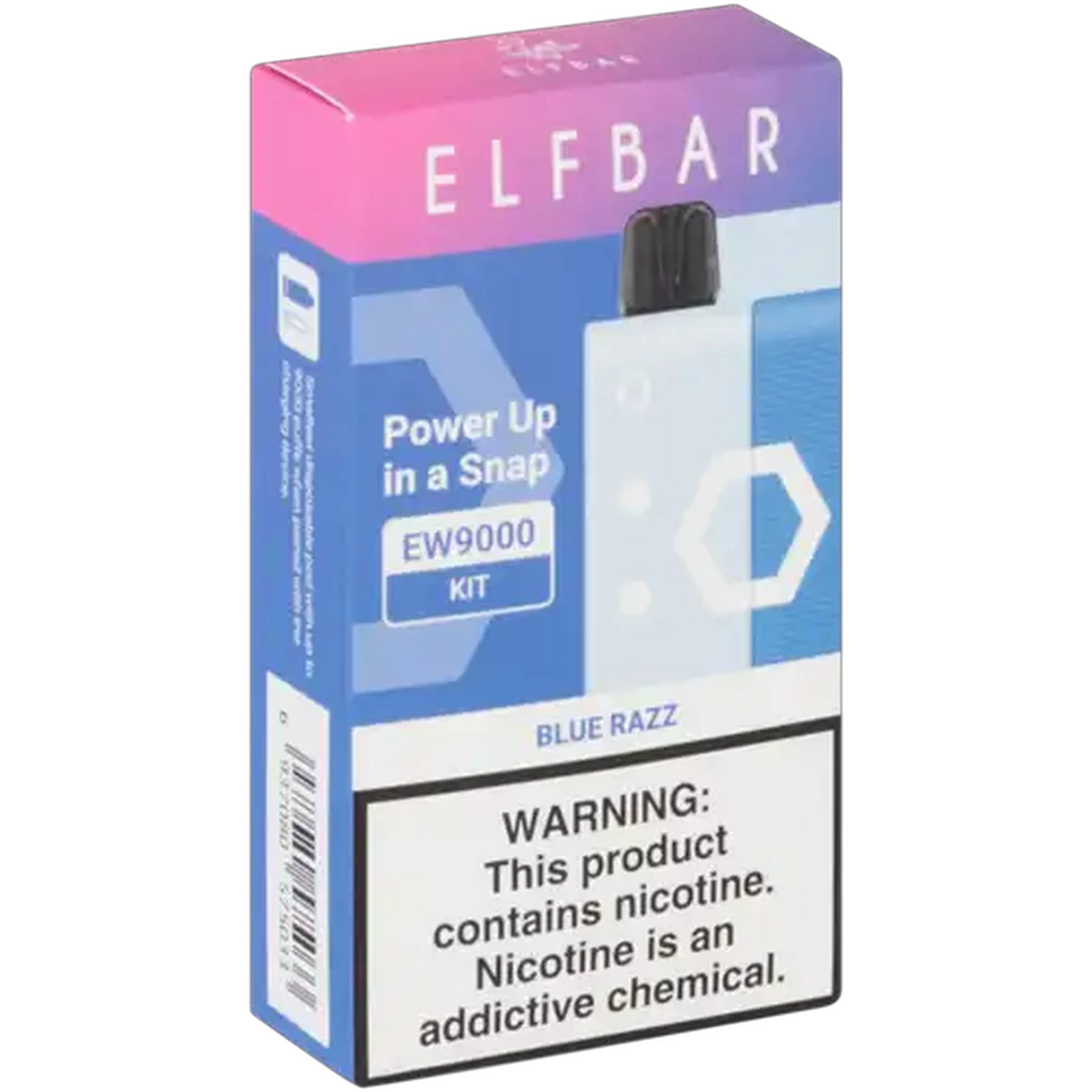 Image of ELFBAR EW9000 Blue Razz 5% Rechargeable Disposable Vape Kit 16ml (Non-Refundable. Non-Returnable.)
