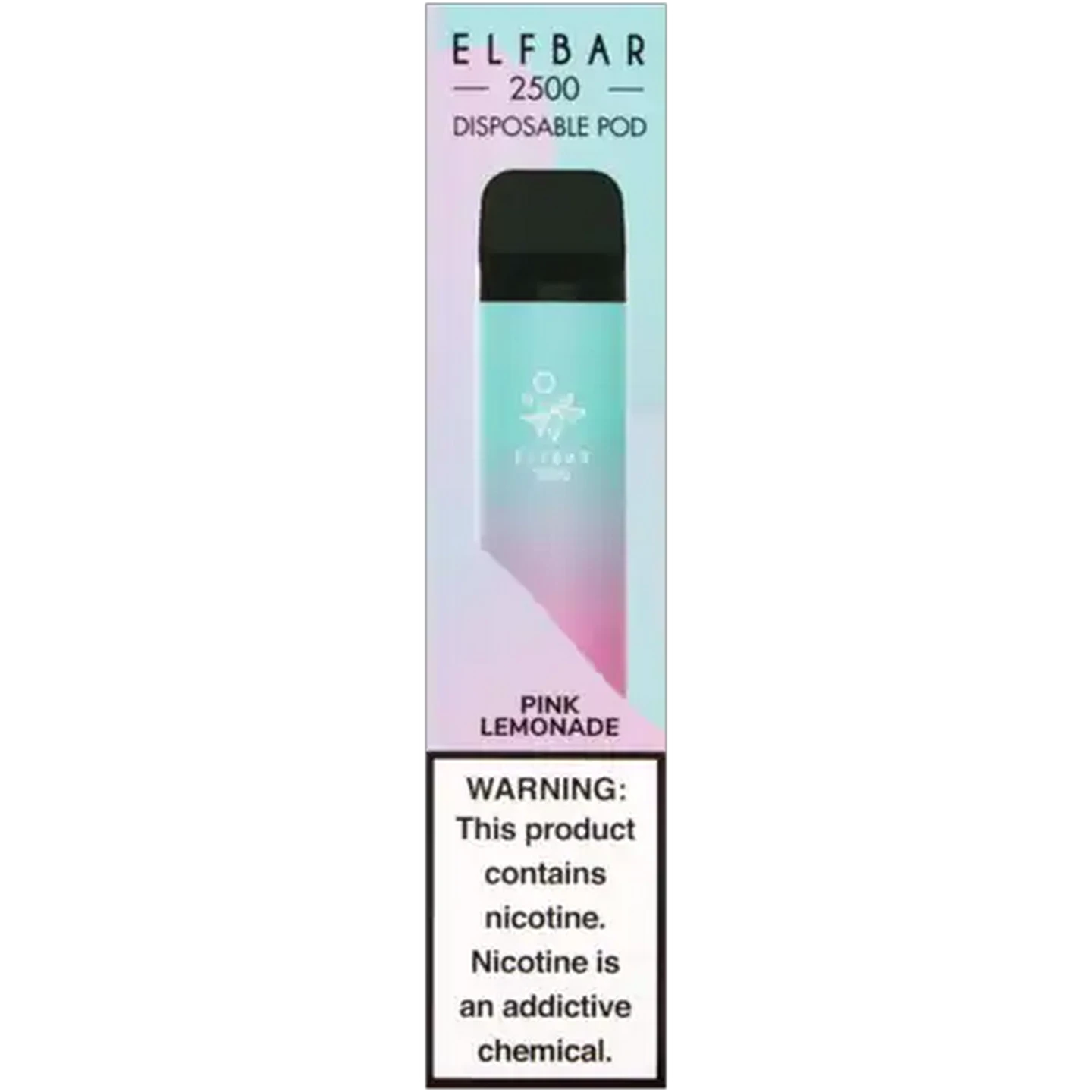 Image of ELFBAR 2500 Pink Lemonade 5% Disposable Vape 8ml (Non-Refundable. Non-Returnable.)
