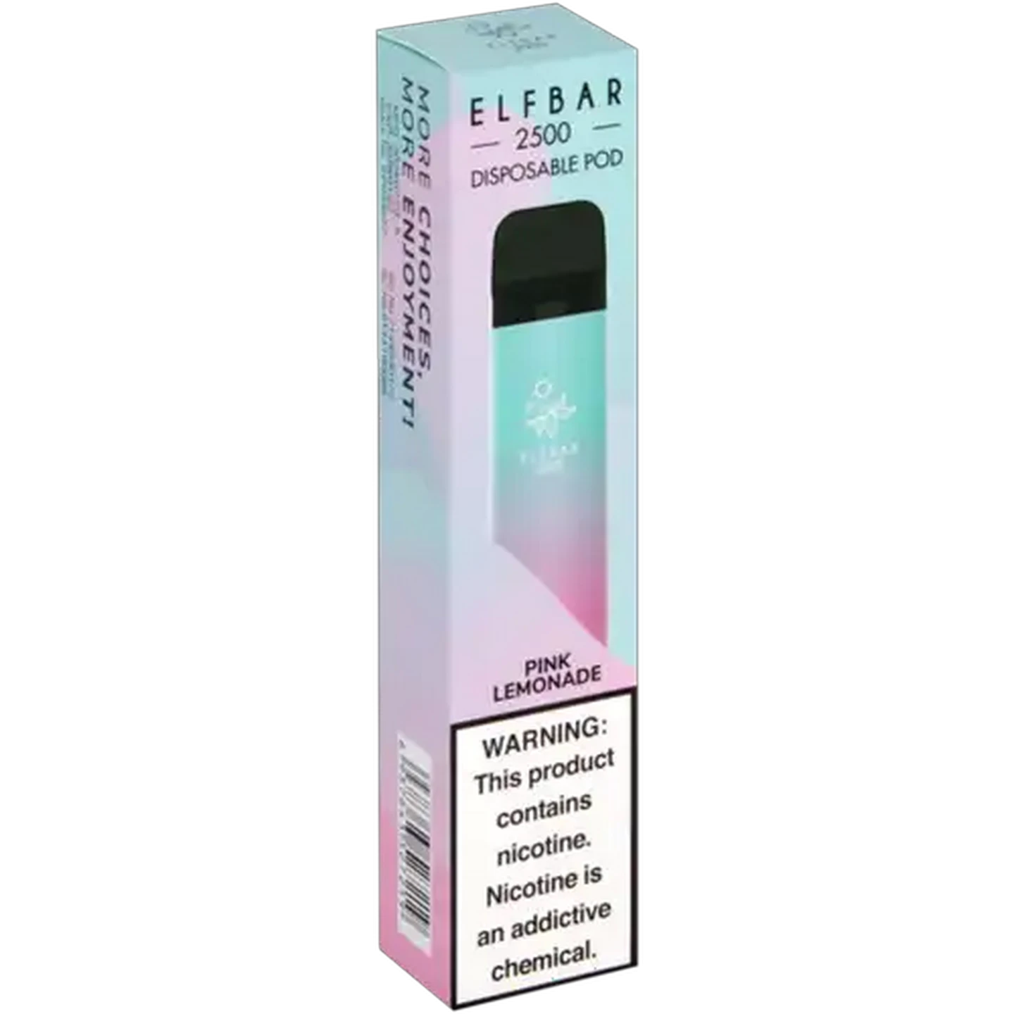 Image of ELFBAR 2500 Pink Lemonade 5% Disposable Vape 8ml (Non-Refundable. Non-Returnable.)