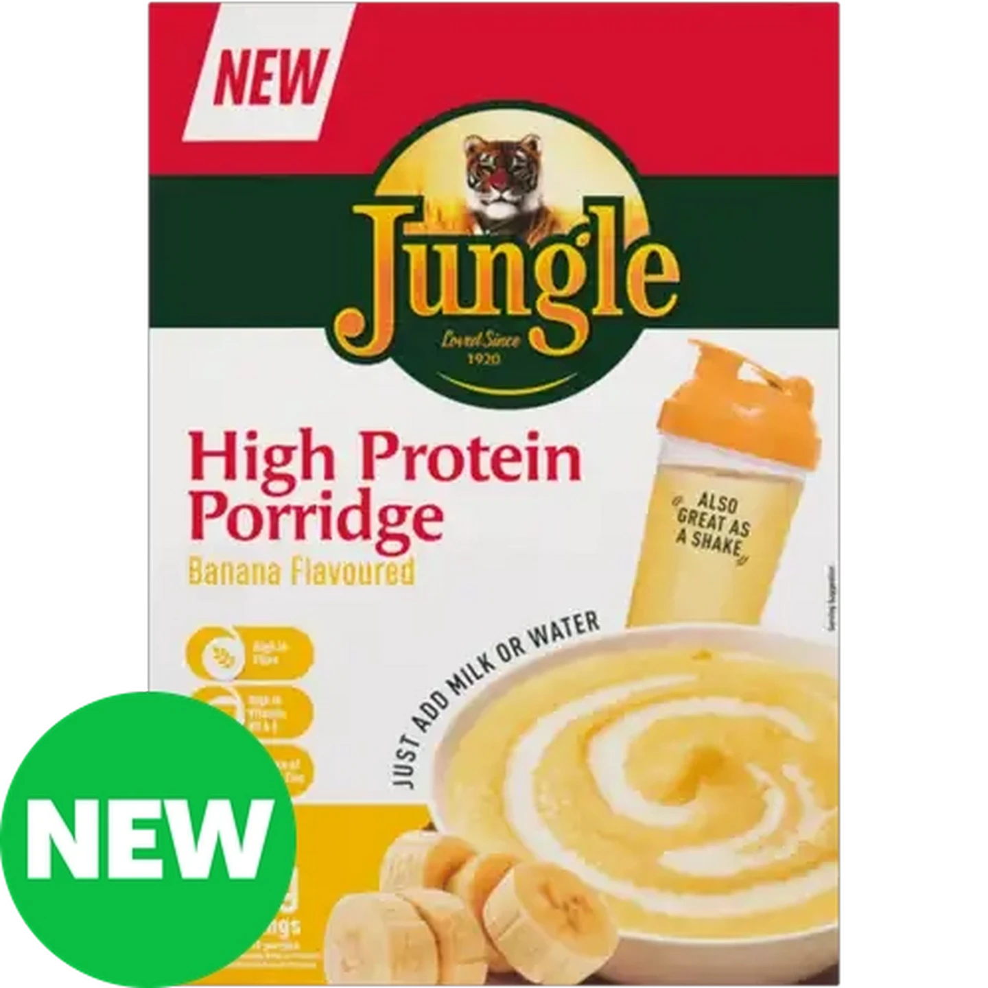 Image of Jungle Banana Flavoured High Protein Porridge 500g