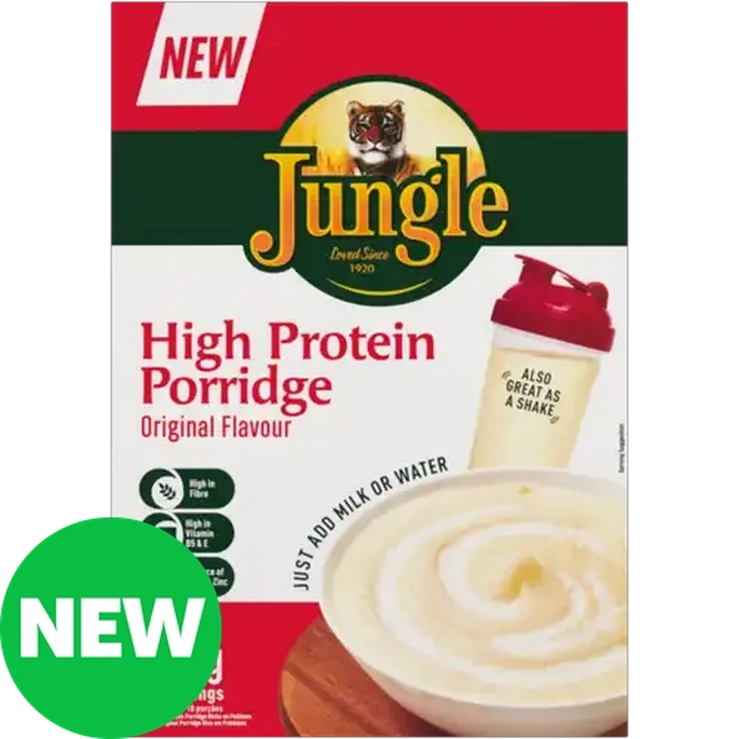 Image of Jungle Original Flavour High Protein Porridge 500g