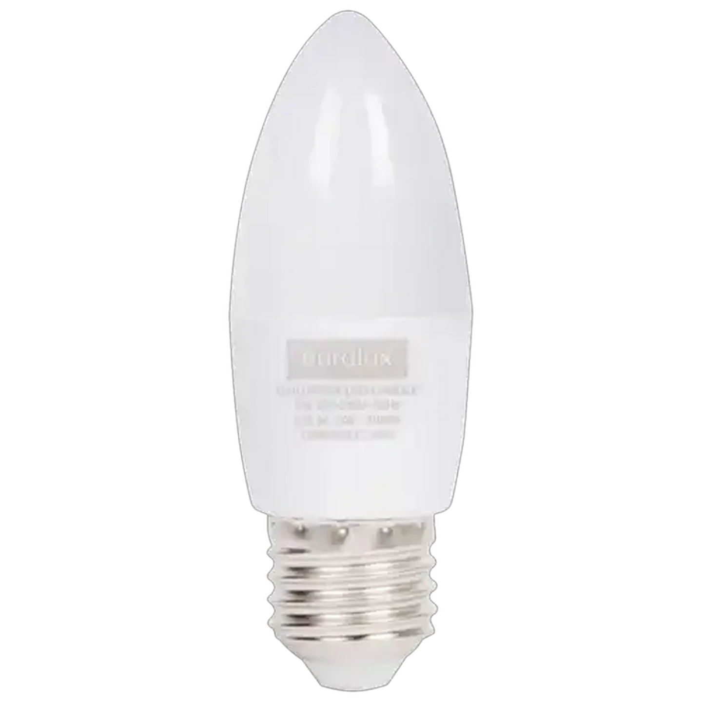 Image of Eurolux Warm White Dimmable B22 LED Opal Candle Screw-in Globe 5W