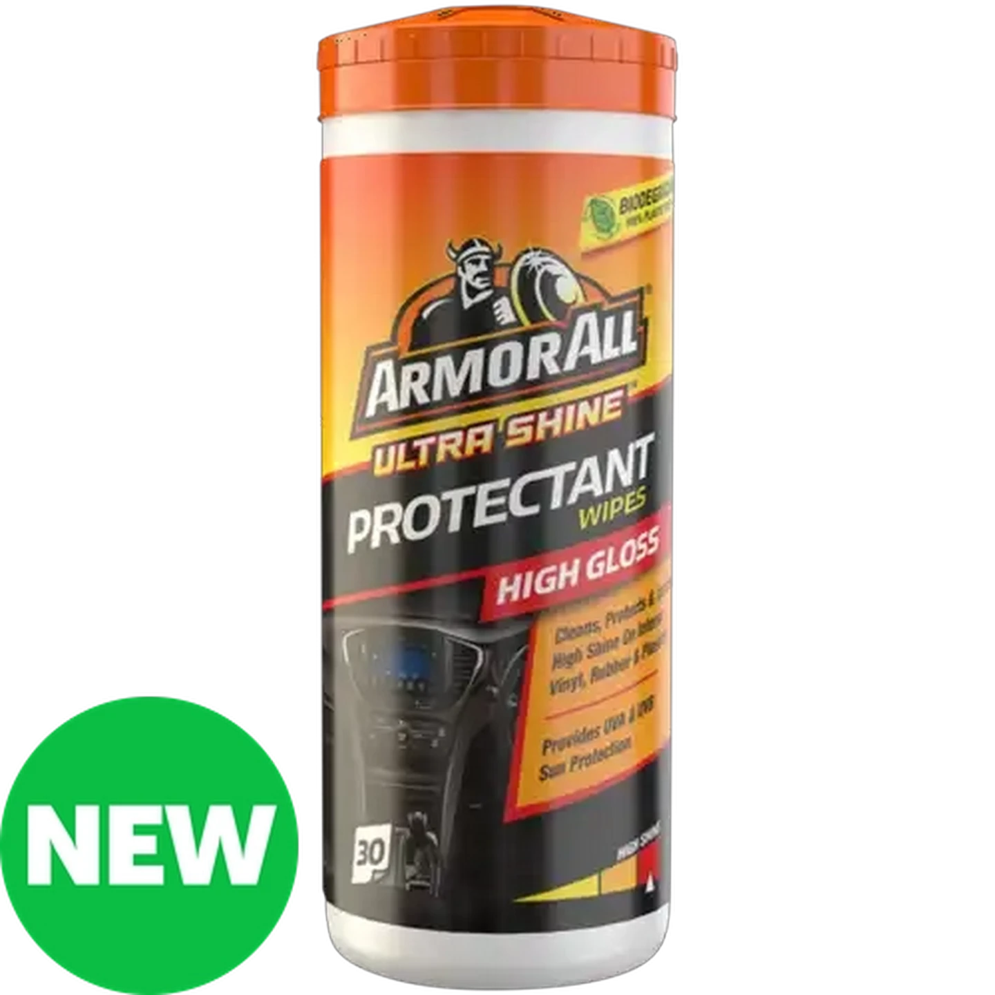 Image of Armor All Ultra Shine High Gloss Protectant Wipes 30-Pack