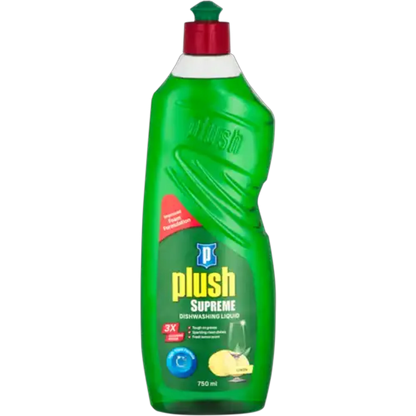 Image of Plush Supreme Lemon Dishwashing Liquid 750ml