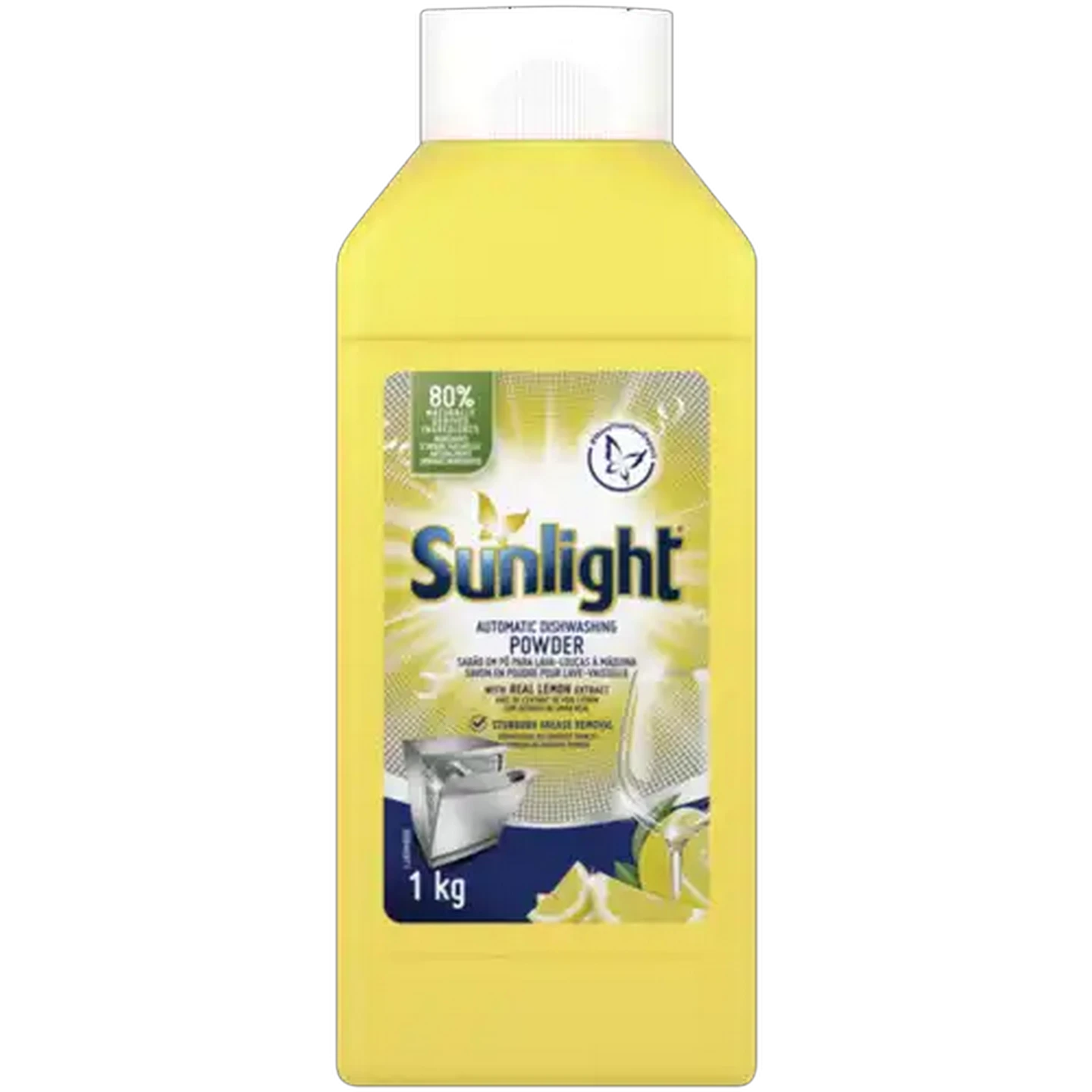 Image of Sunlight Lemon Automatic Dishwashing Powder 1kg
