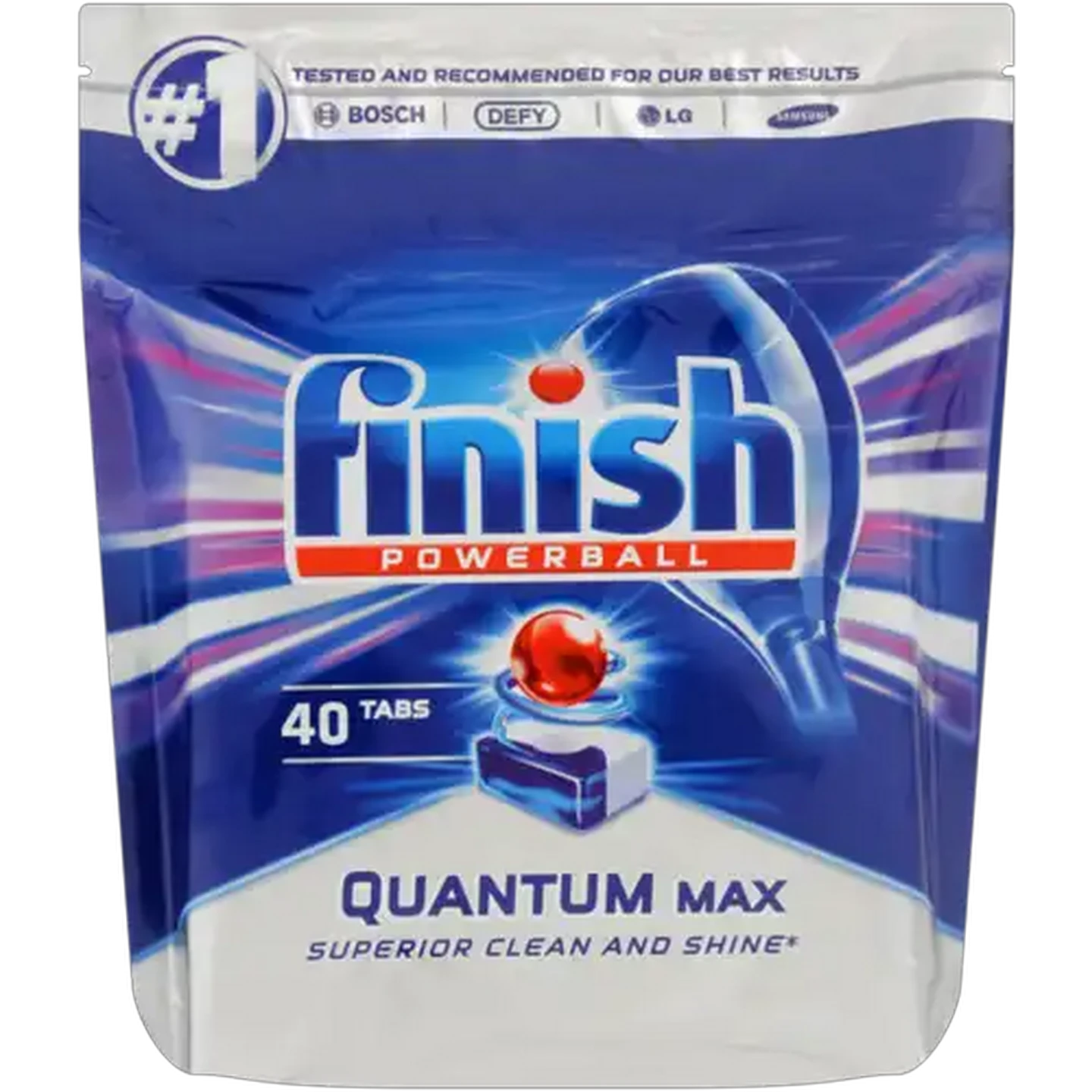 Image of Finish Quantum Max Dishwashing Tablets 40 Pack