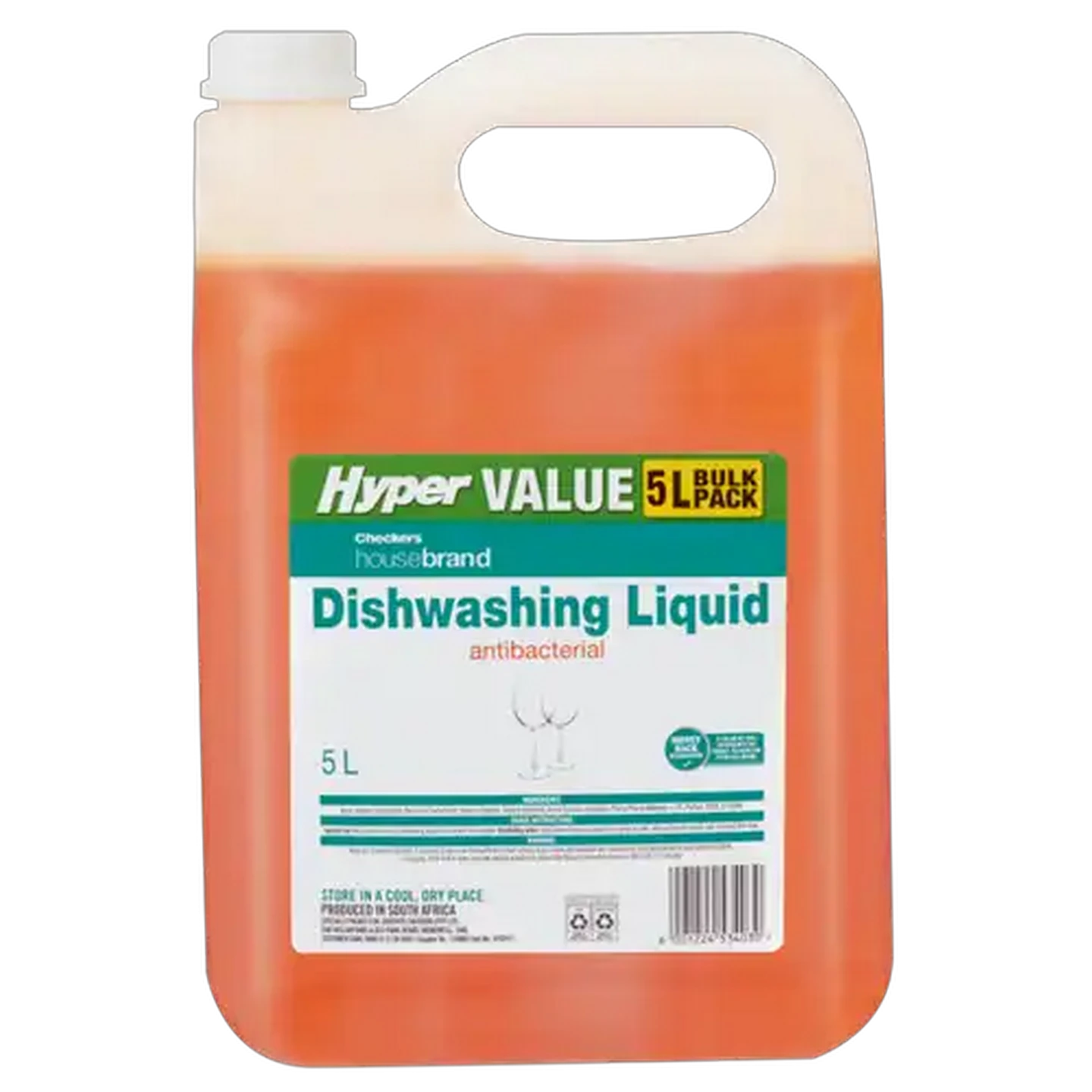 Image of Checkers Housebrand Antibacterial Dishwashing Liquid 5L