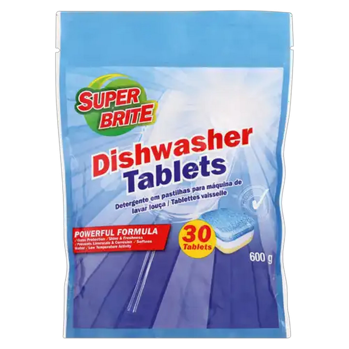 Image of Super Brite All-In-One Dishwasher Tablets 30 Pack