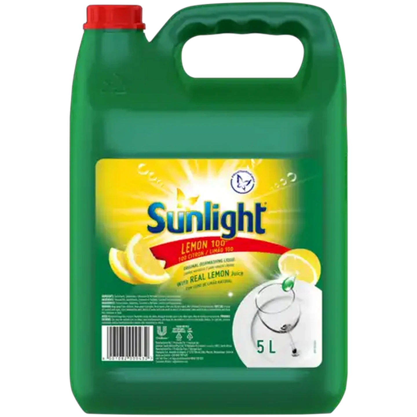 Image of Sunlight Lemon 100 Original Dishwashing Liquid 5L