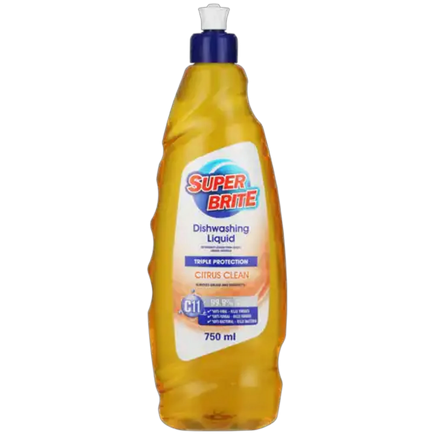 Image of Super Brite Dishwashing Liquid Lemon 750ml