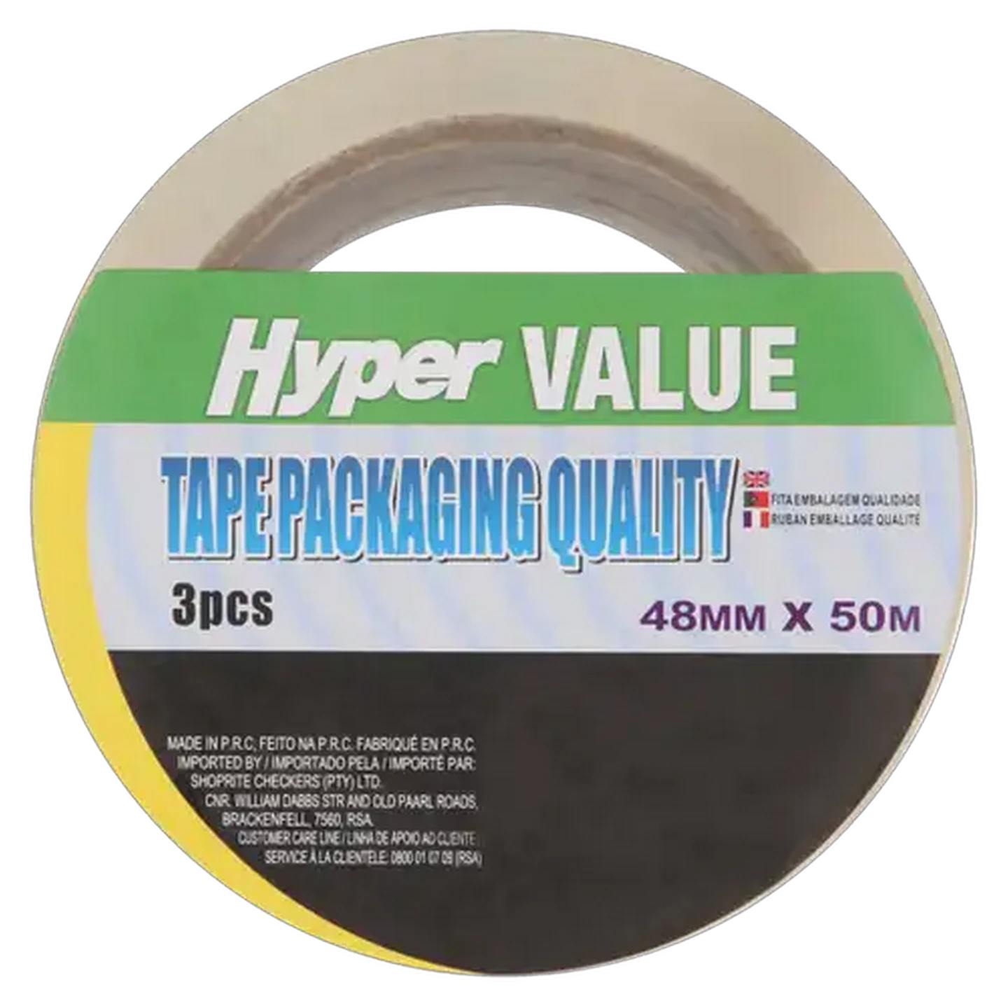 Image of Quality Clear Tape 48mm x 50m 3-Pack