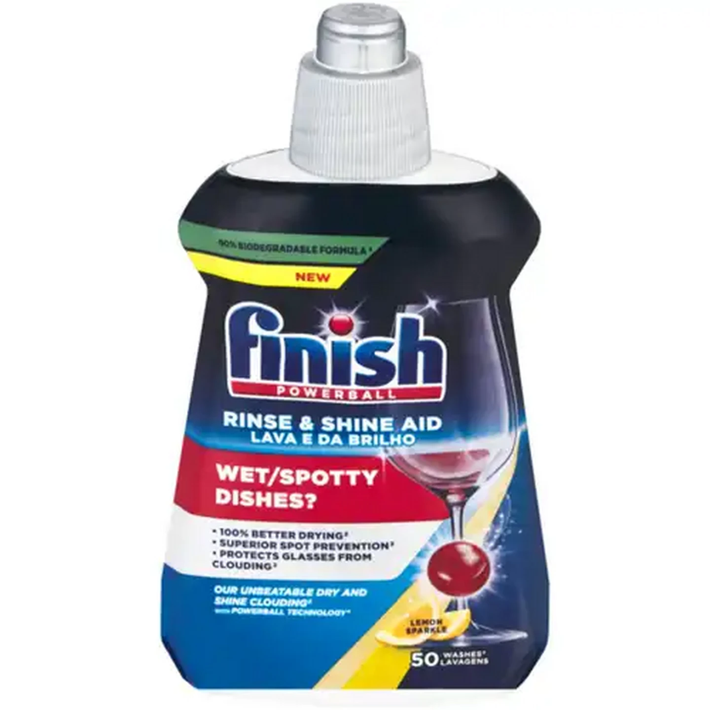 Image of Finish Lemon Sparkle Rinse & Shine Aid 250ml