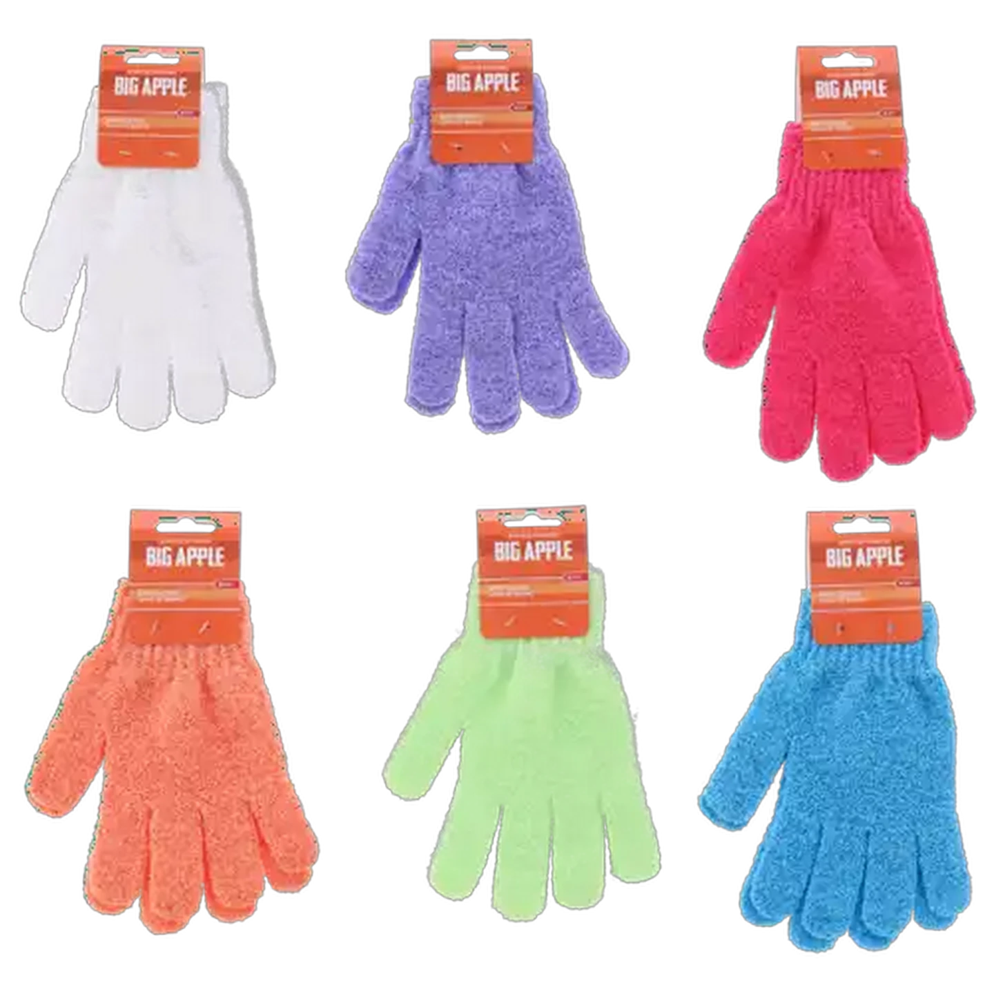 Image of Big Apple Bath Gloves (Colour May Vary)