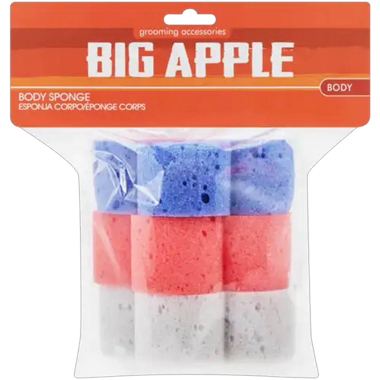 Image of Big Apple Body Sponge 3-Pack