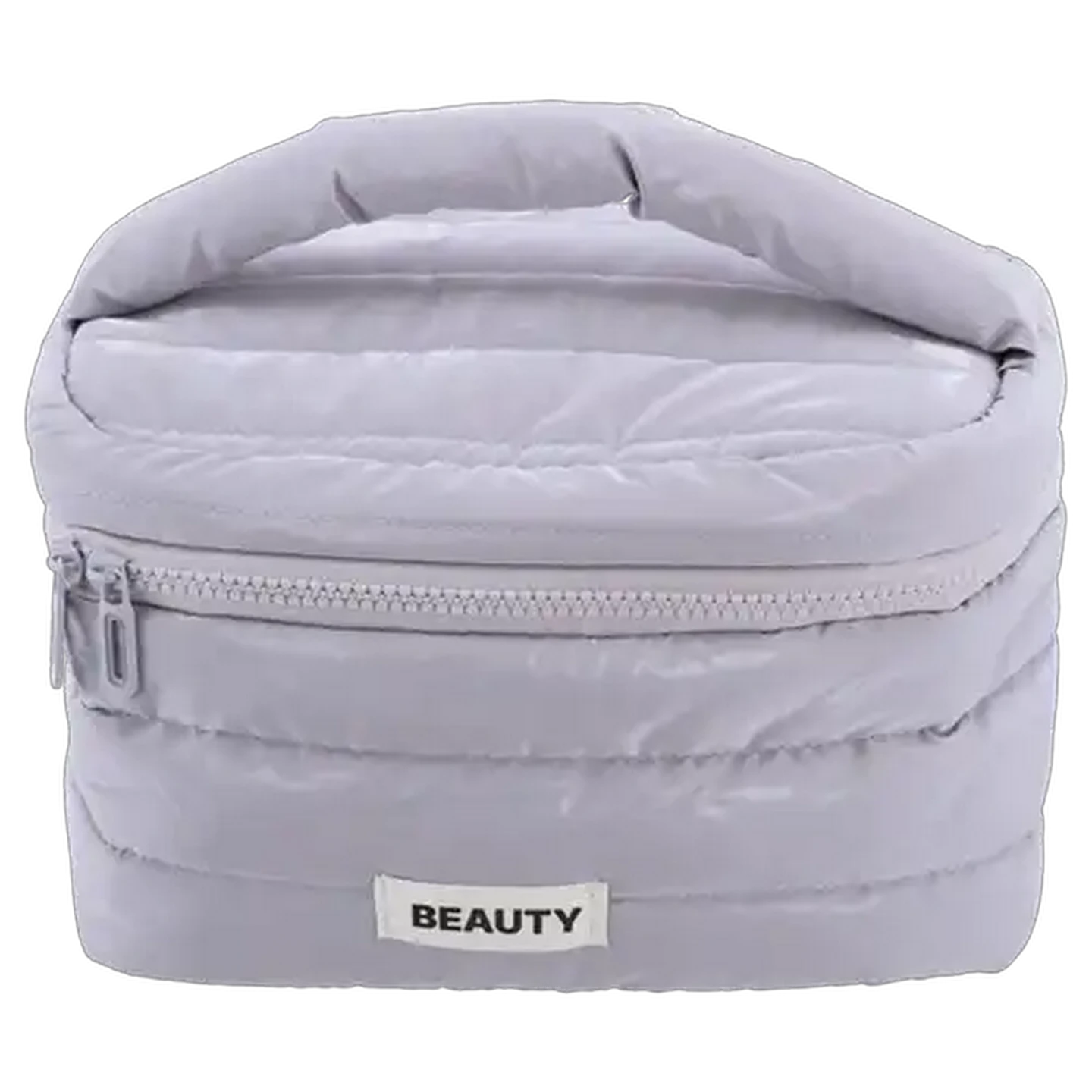 Image of Puffy Purple Traincase Toiletry Bag