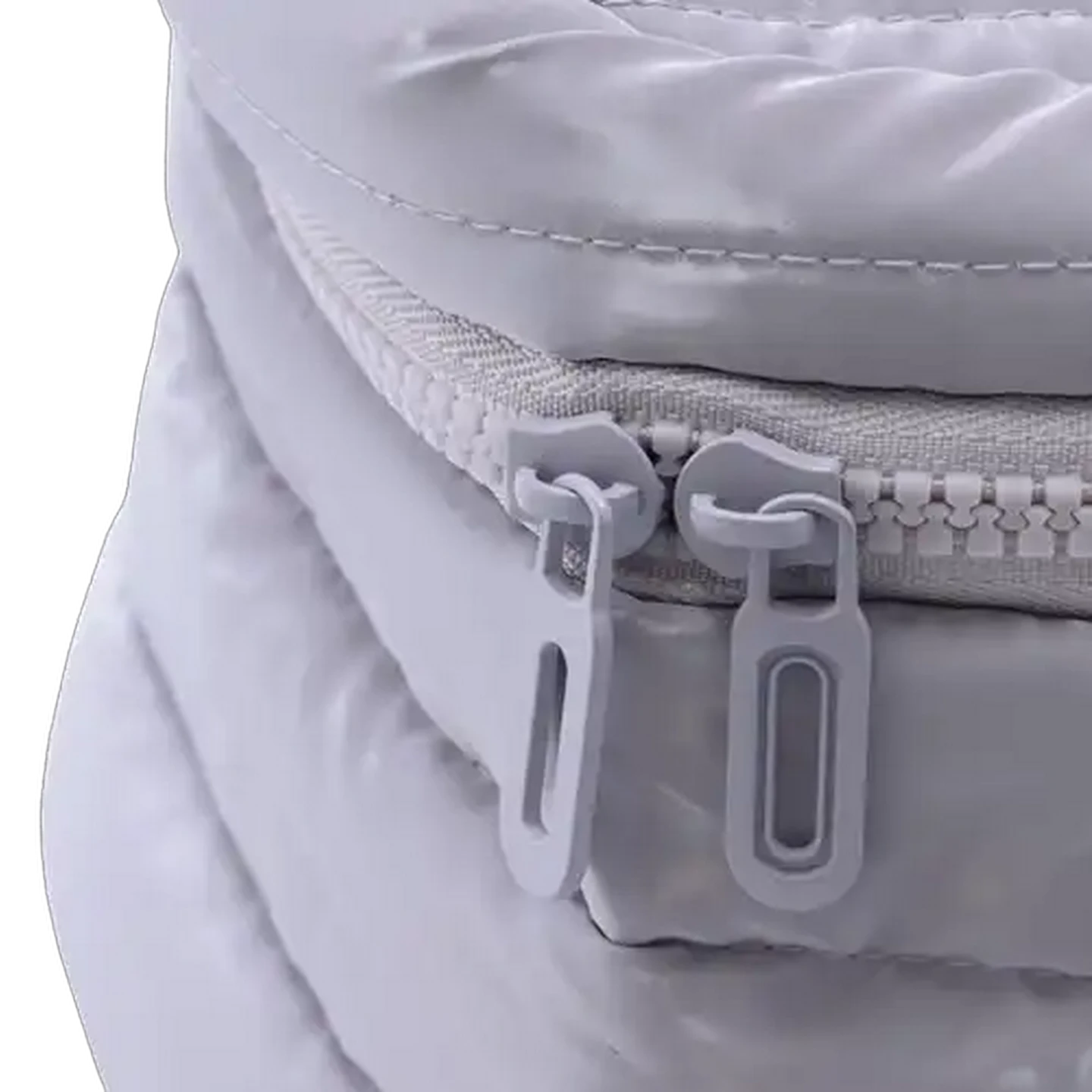 Image of Puffy Purple Traincase Toiletry Bag