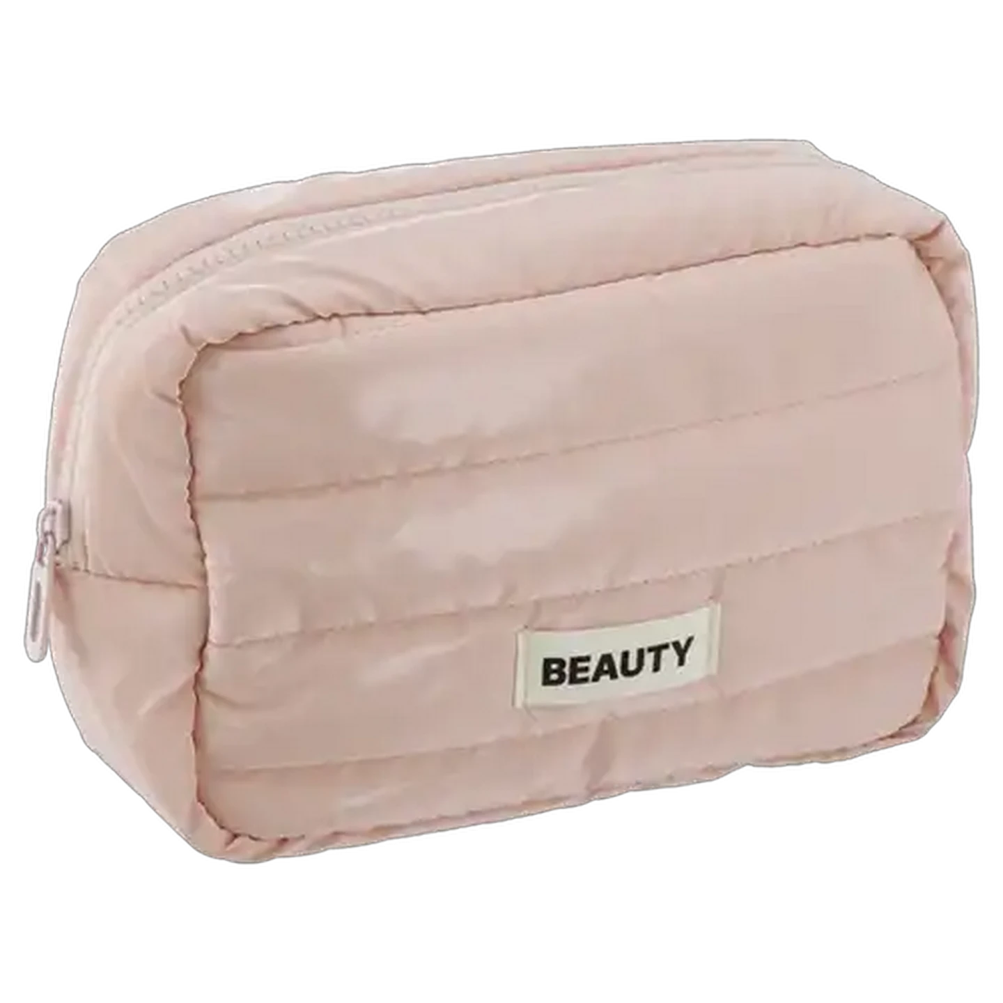 Image of Puffy Pink Halfmoon Toiletry Bag