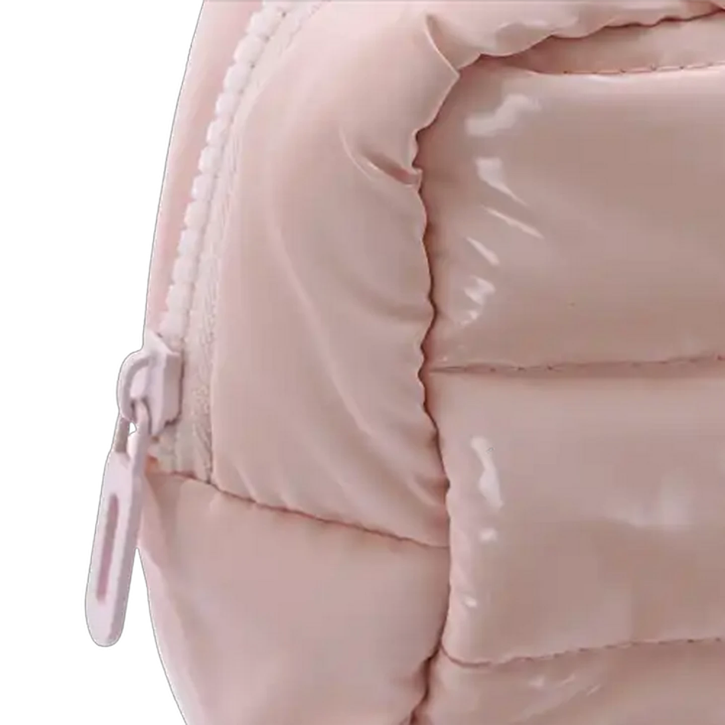 Image of Puffy Pink Halfmoon Toiletry Bag