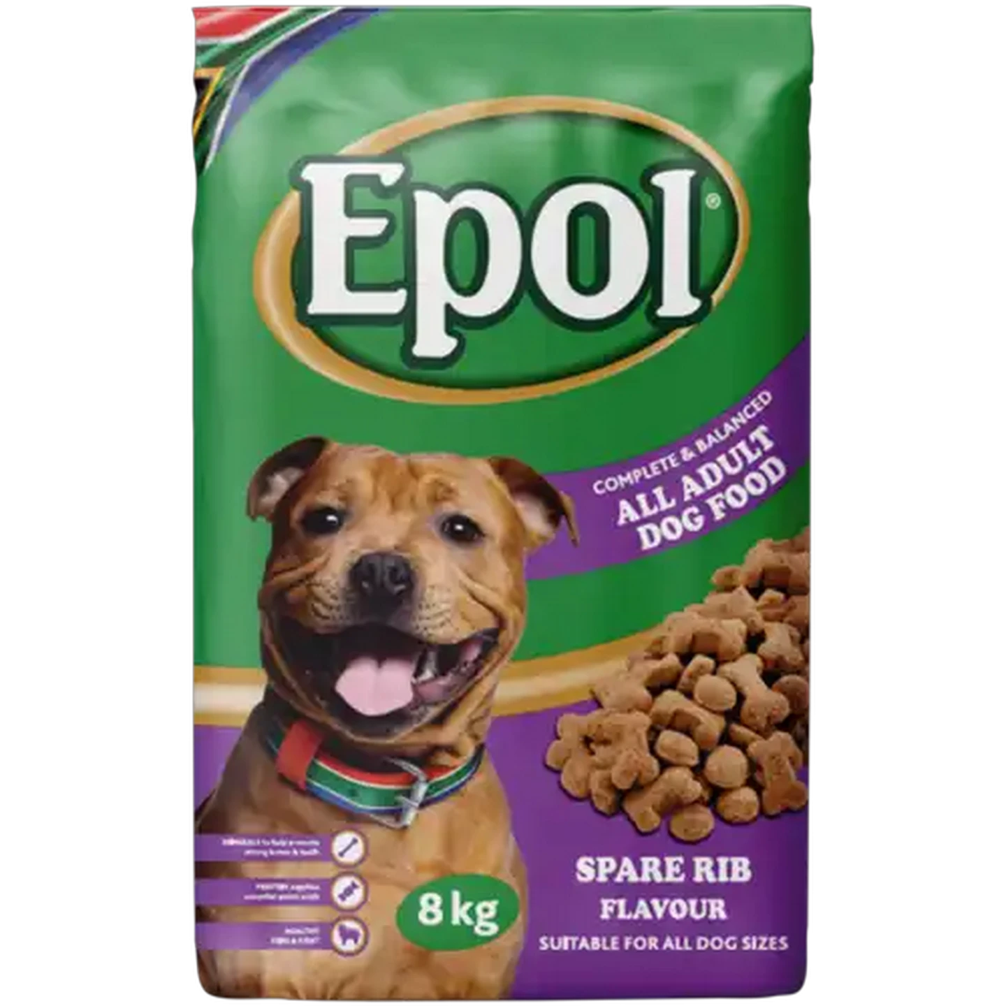 Image of Epol Spare Rib Flavour All Adult Dry Dog Food 8kg