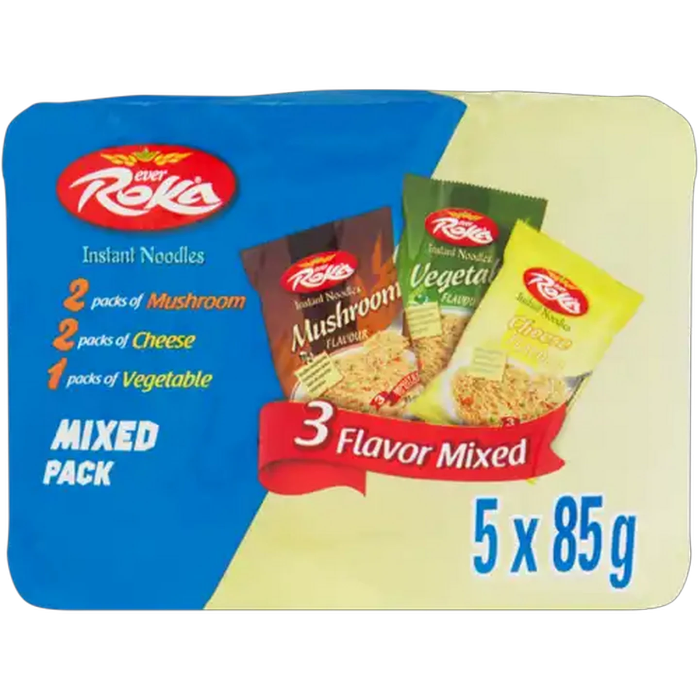 Image of Roka Assorted Instant Noodles 5 x 85g
