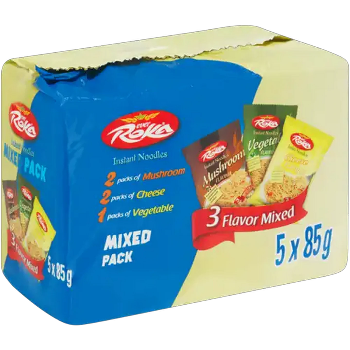 Image of Roka Assorted Instant Noodles 5 x 85g