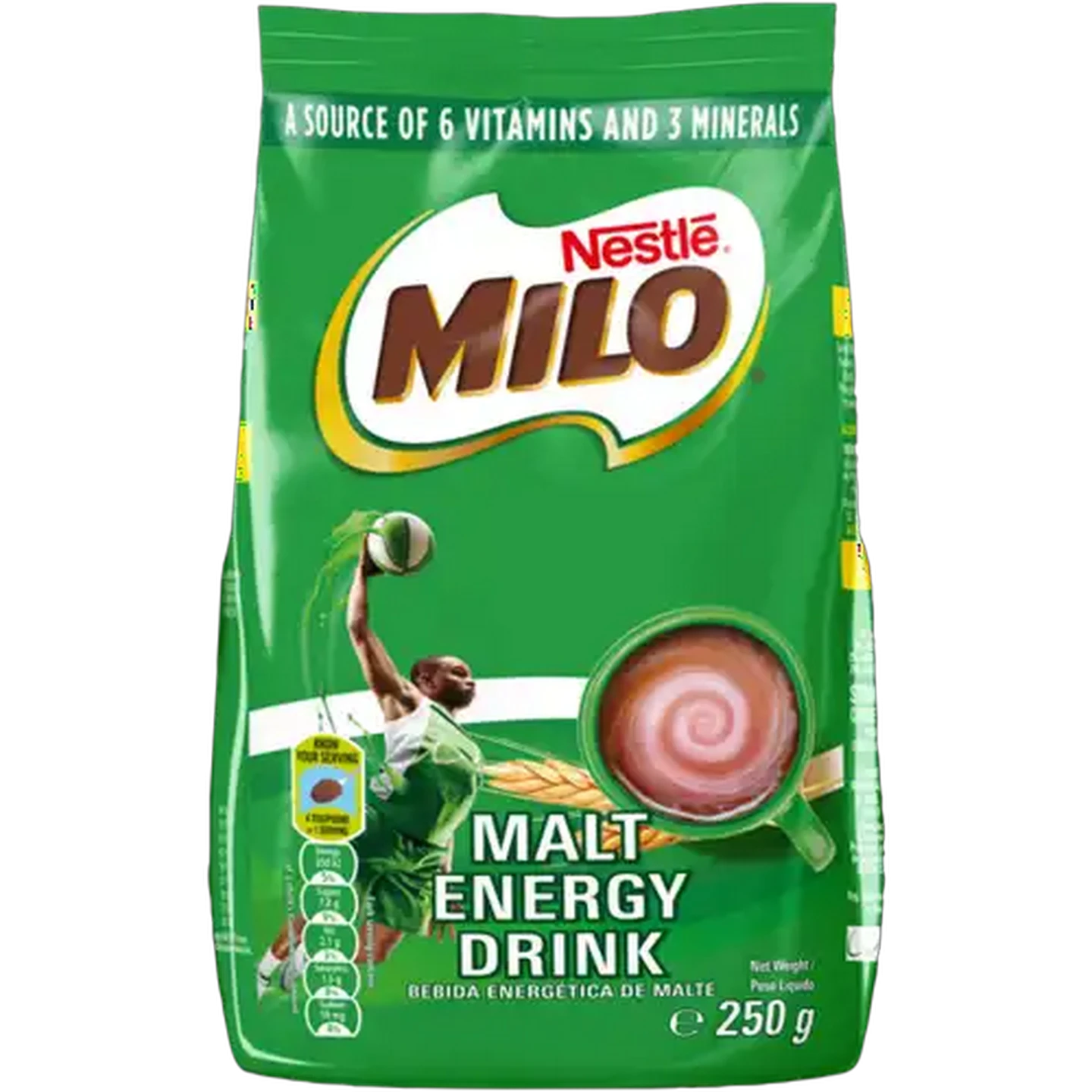 Image of Nestlé Milo Malt Energy Drink 250g