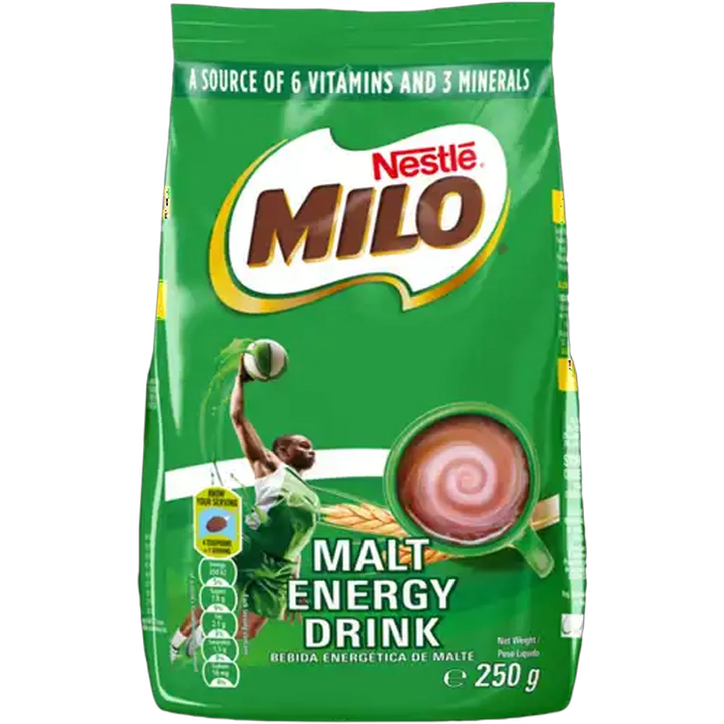Image of Nestlé Milo Malt Energy Drink 250g