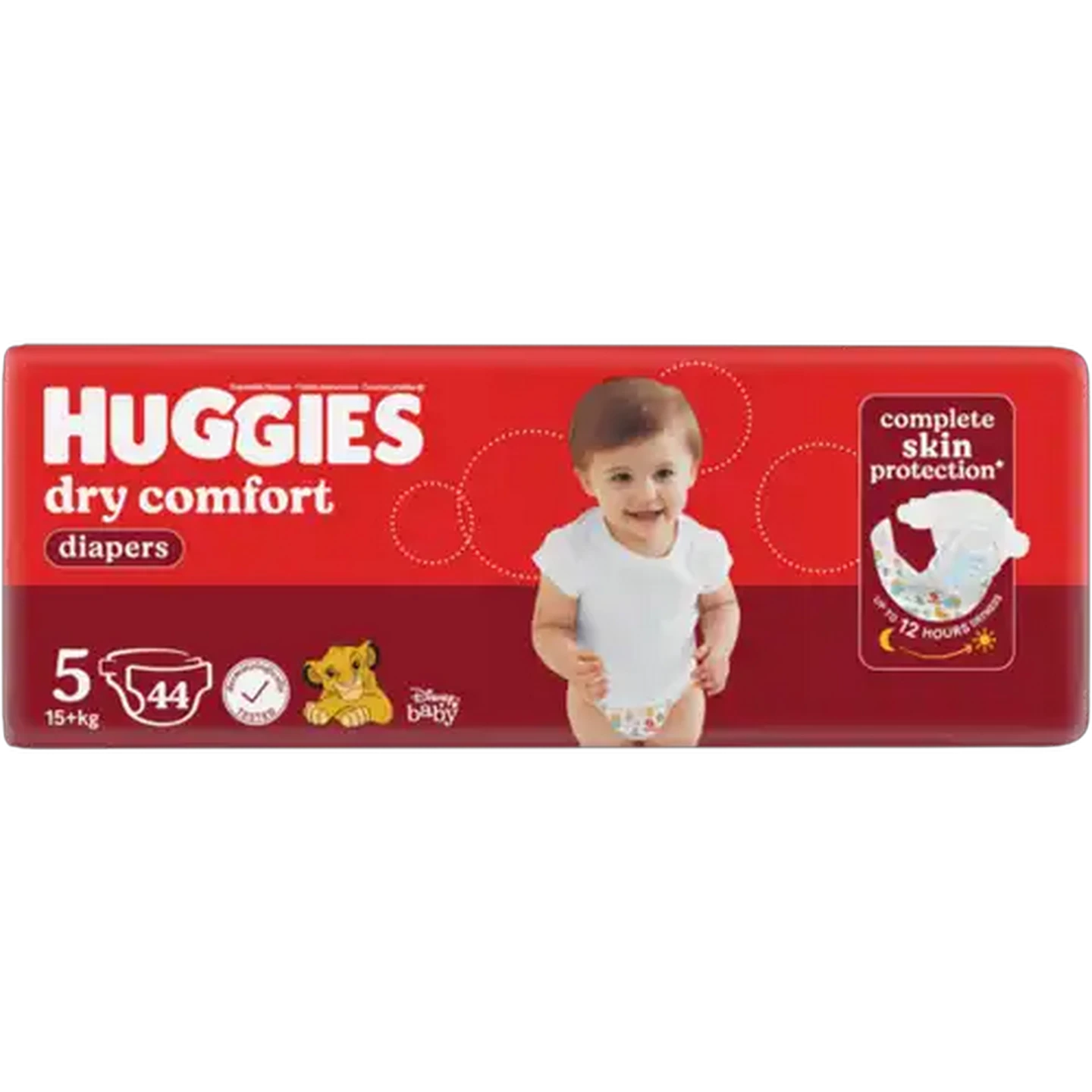 Image of Huggies Size 5 Dry Comfort Nappies 44 Pack