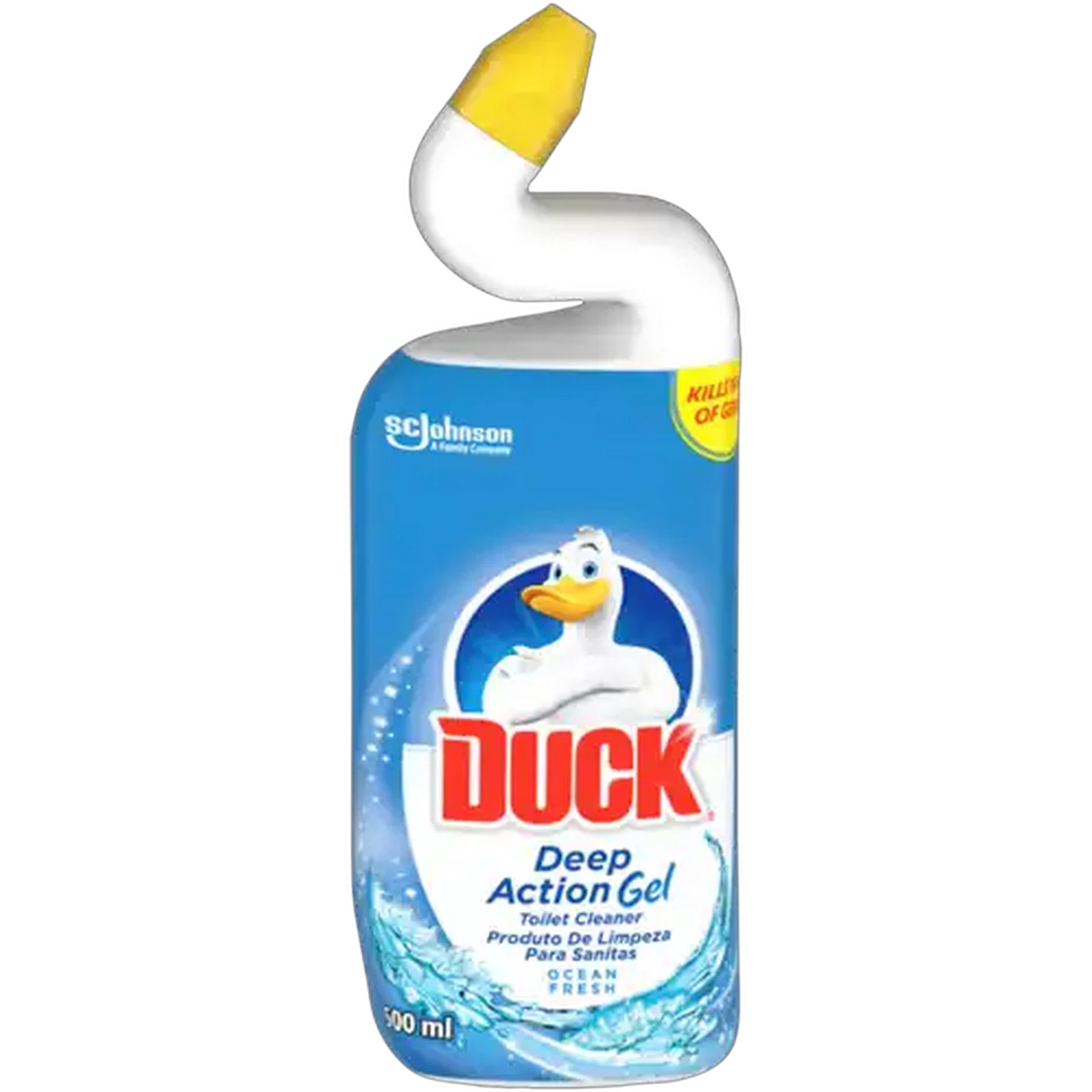 Image of Duck Deep Action Gel Ocean Fresh Toilet Cleaner 500ml