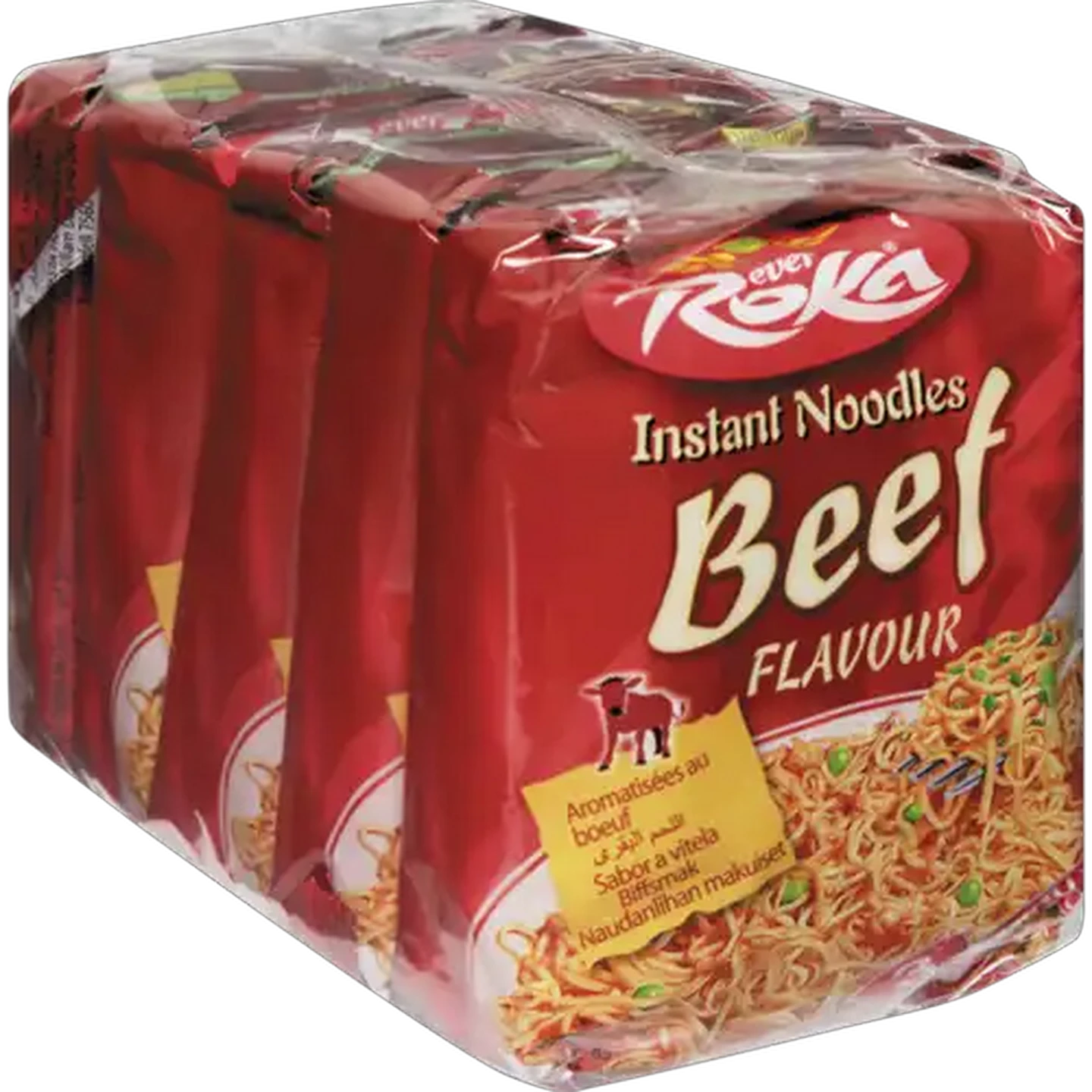 Image of Roka Beef Flavoured Instant Noodles 5 x 85g