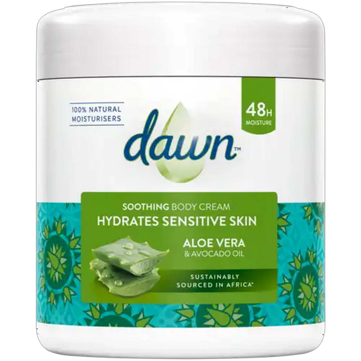 Image of Dawn Aloe Vera & Avocado Oil Soothing Body Cream 400ml