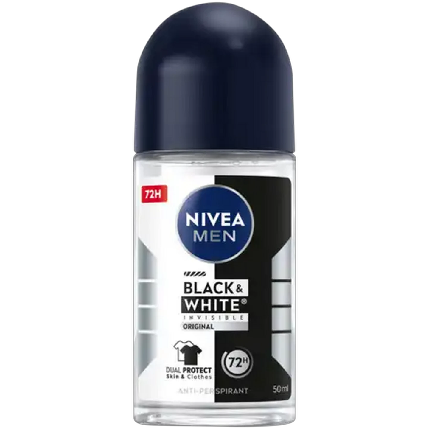 Image of NIVEA MEN Black & White Invisible Original Anti-Perspirant Roll-On 50ml