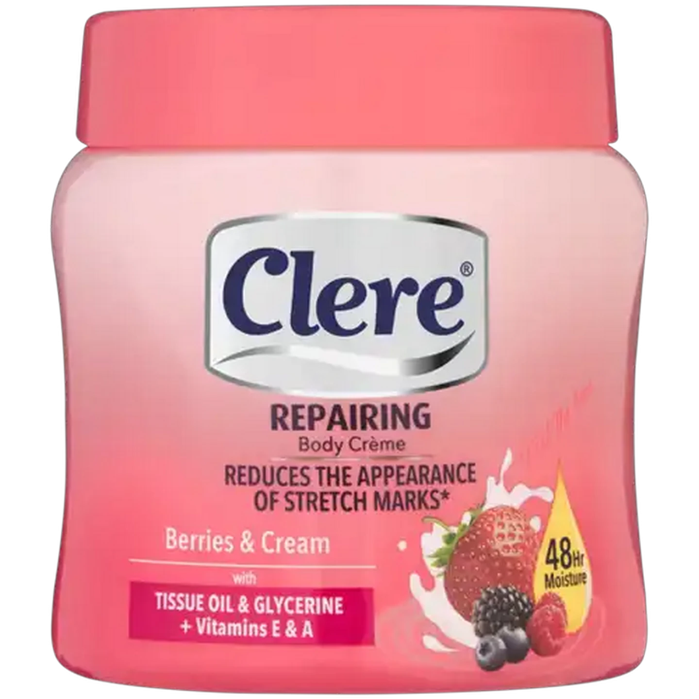 Image of Clere Repairing Berries & Cream Body Crème 300ml