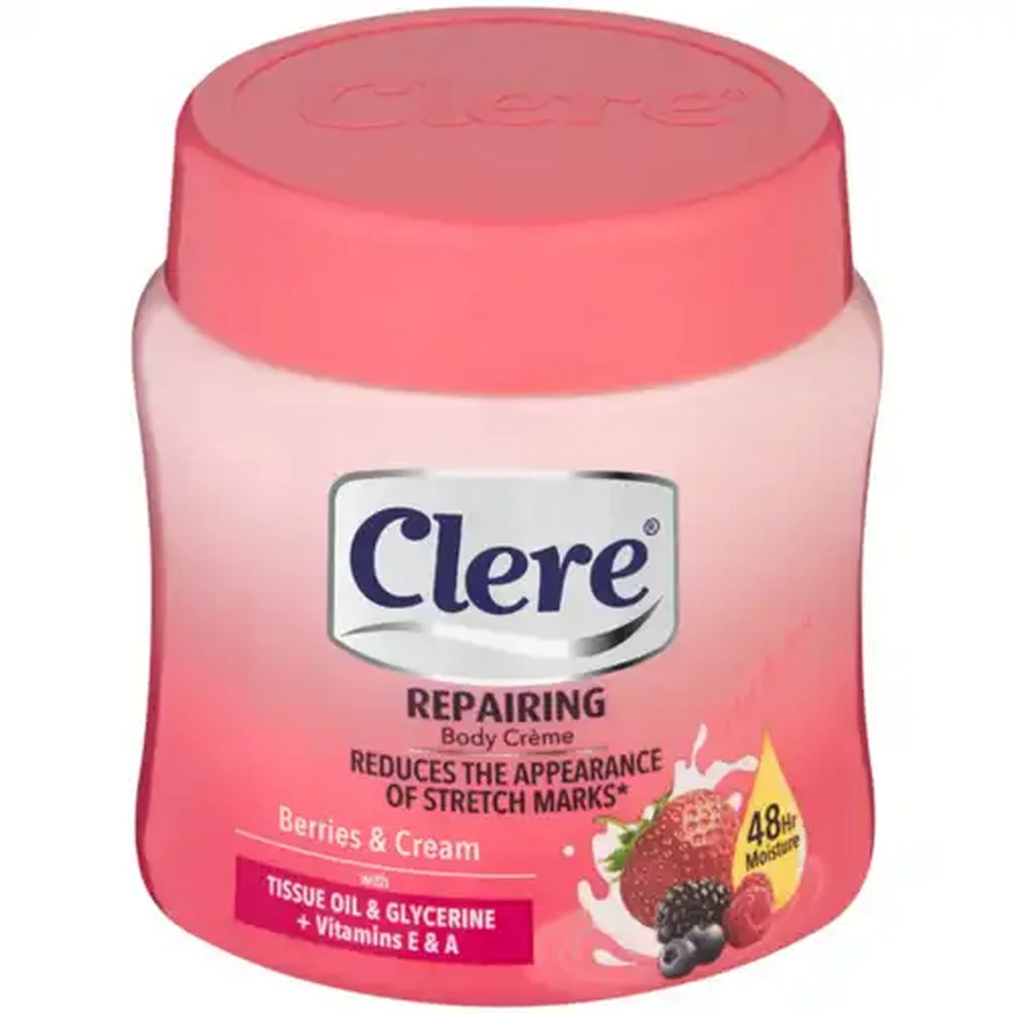 Image of Clere Repairing Berries & Cream Body Crème 300ml