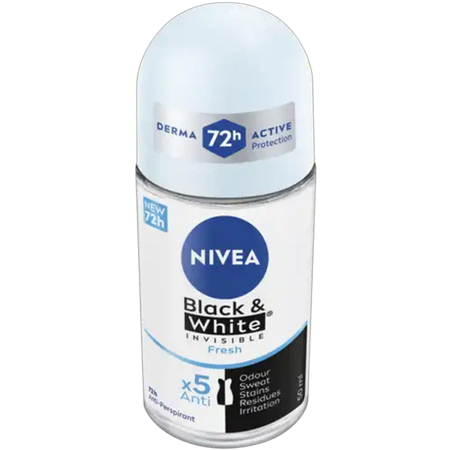 Image of NIVEA Black & White Invisible Fresh Anti-Perspirant Roll-On 50ml