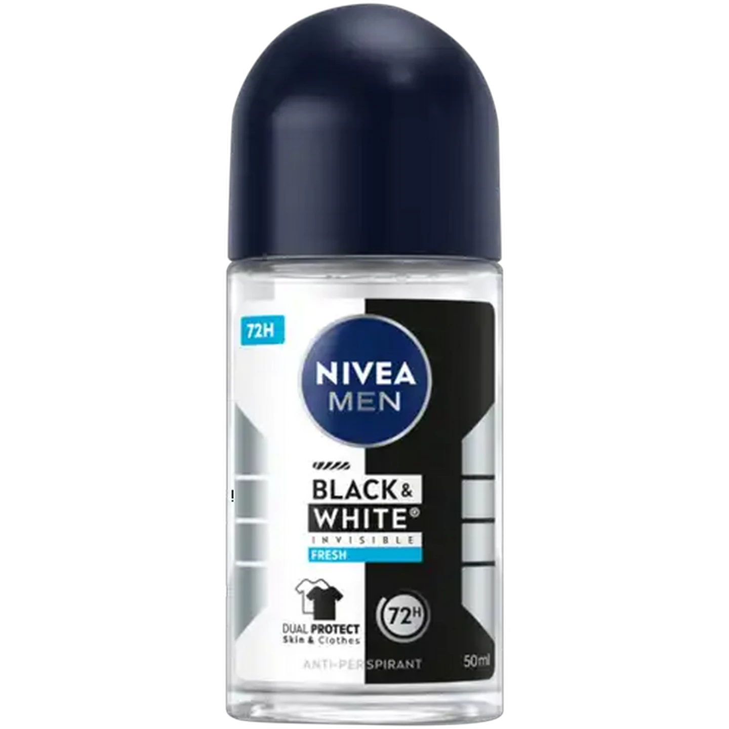 Image of NIVEA MEN Black & White Invisible Fresh Anti-Perspirant Roll-On 50ml