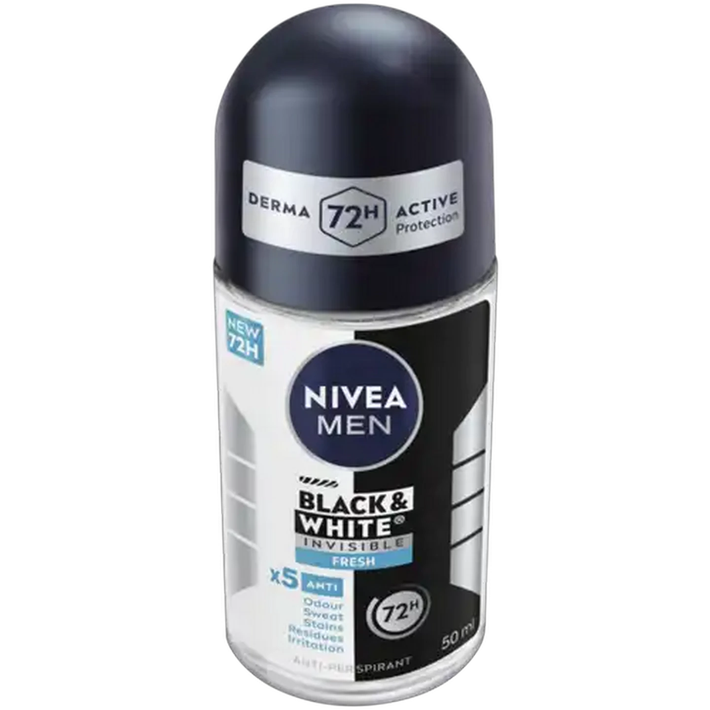 Image of NIVEA MEN Black & White Invisible Fresh Anti-Perspirant Roll-On 50ml
