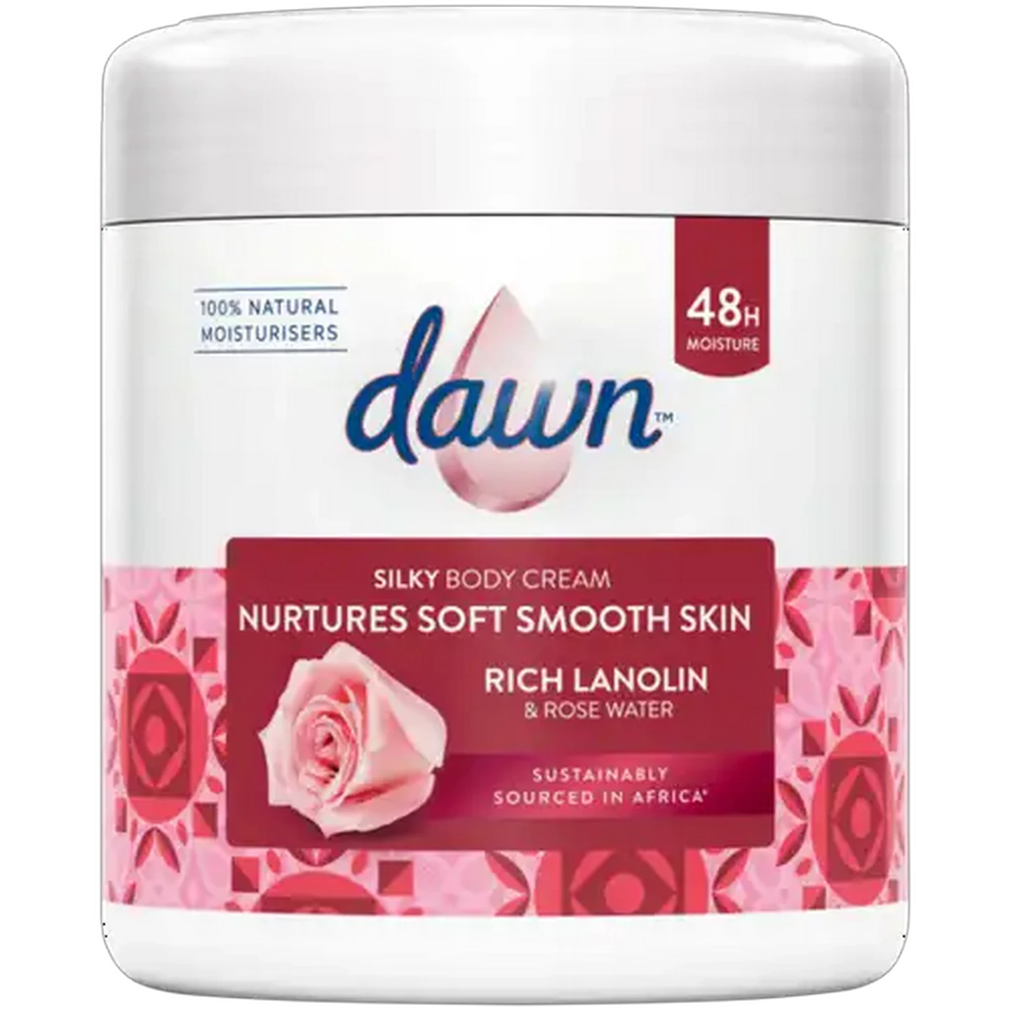 Image of Dawn Rich Lanolin & Rose Water Silky Body Cream 400ml