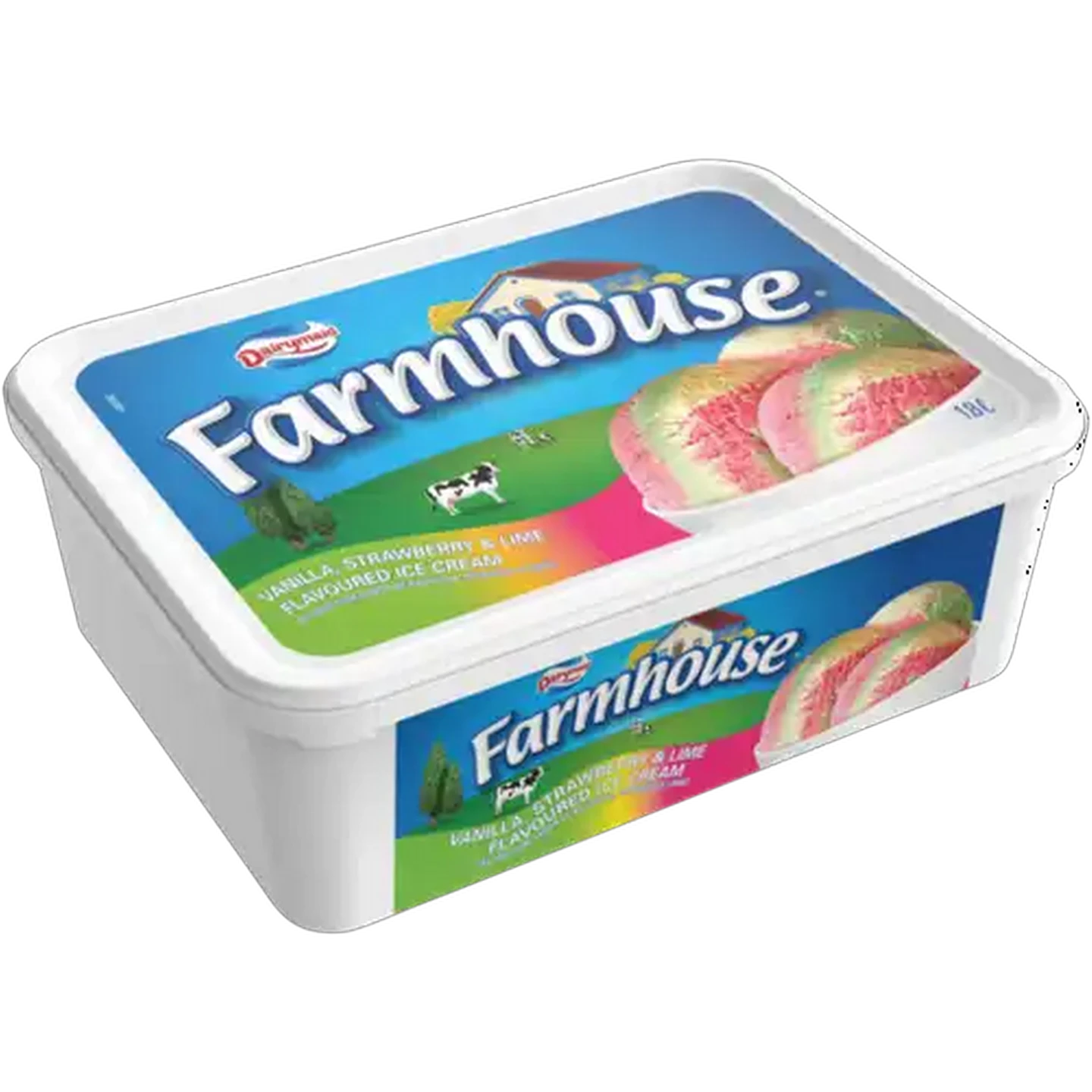 Image of Dairymaid Farmhouse Rainbow Ice Cream Tub 1.8L