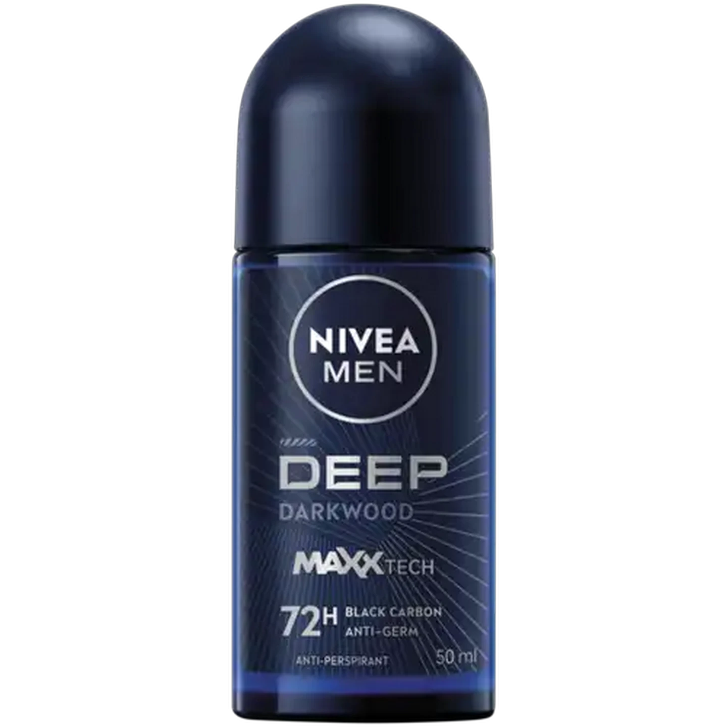 Image of NIVEA MEN DEEP Black Carbon Dark Wood Anti-Perspirant Roll-On 50ml