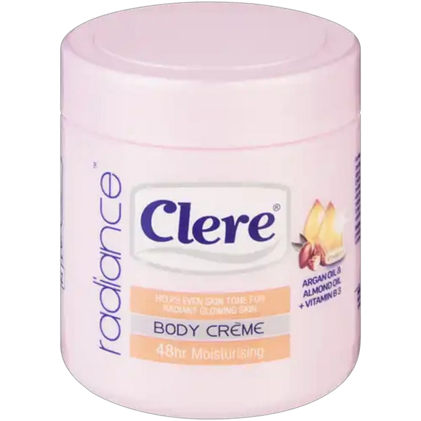 Image of Clere Radiance Argan Oil & Almond Oil Body Crème 400ml