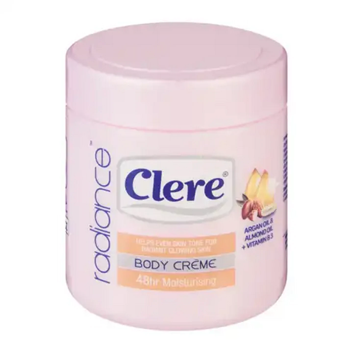 Image of Clere Radiance Argan Oil & Almond Oil Body Crème 400ml