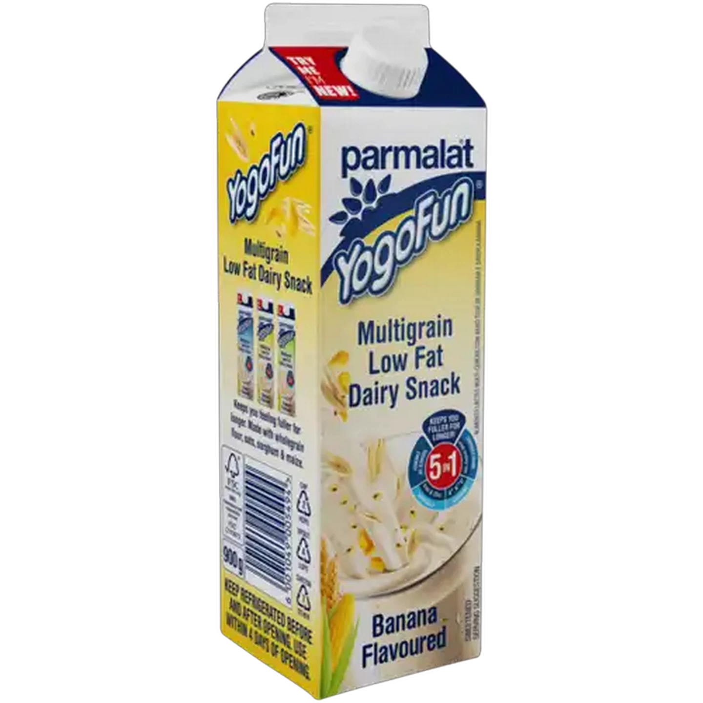 Image of Parmalat Yogofun Banana Flavoured Multigrain Low Fat Dairy Snack 900g